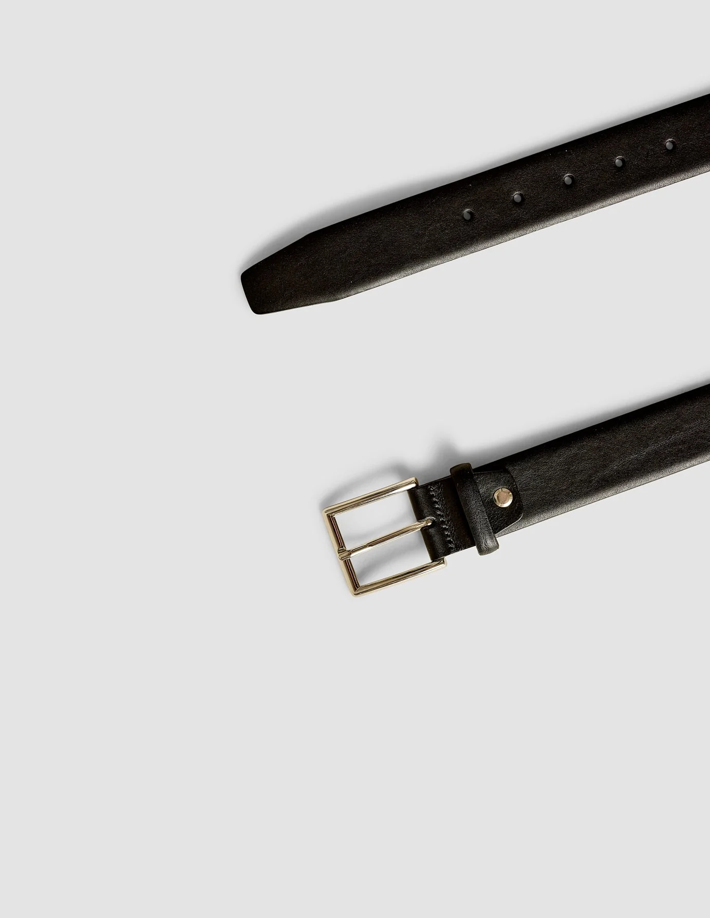Leather Belt Black - Image 5