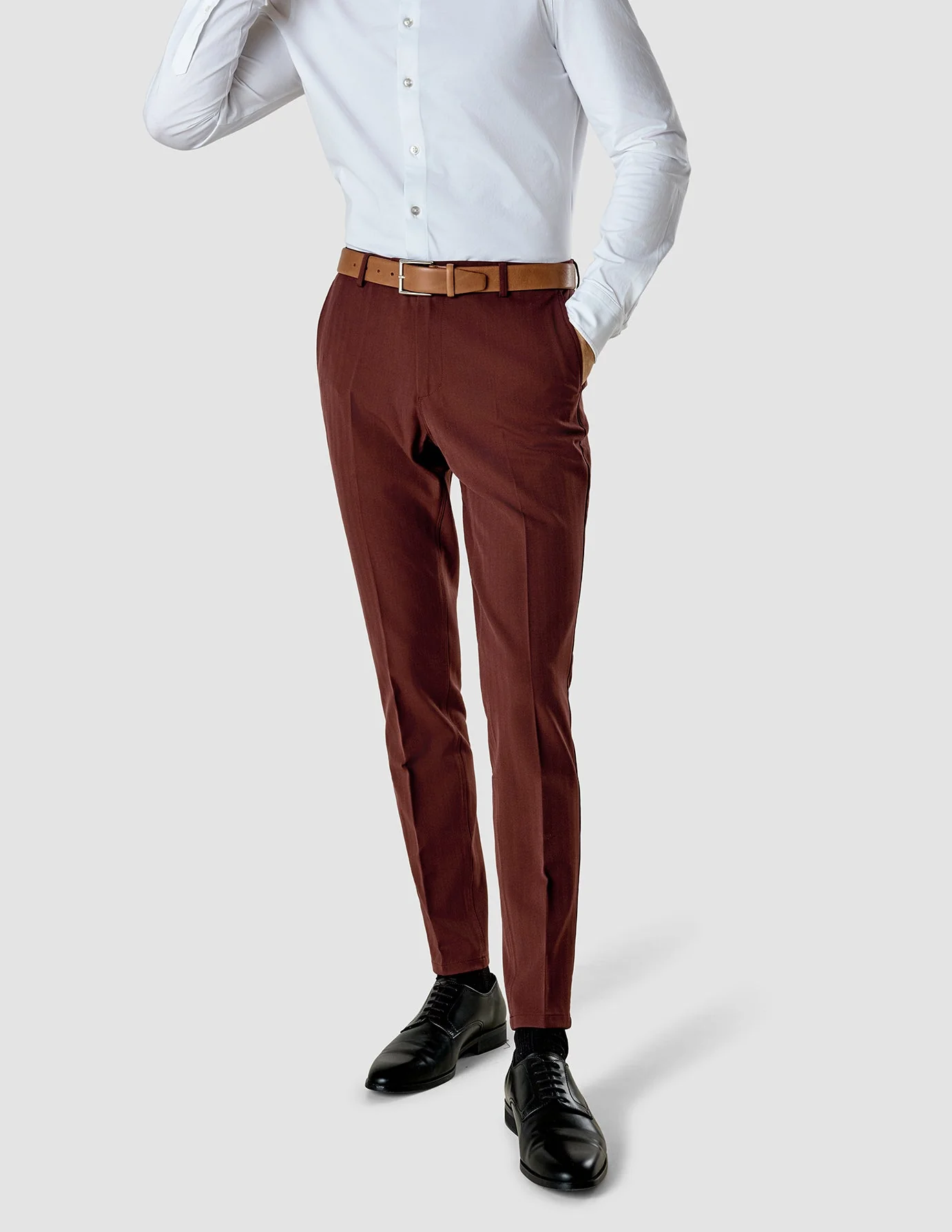 Leather Belt Light Brown - Image 6
