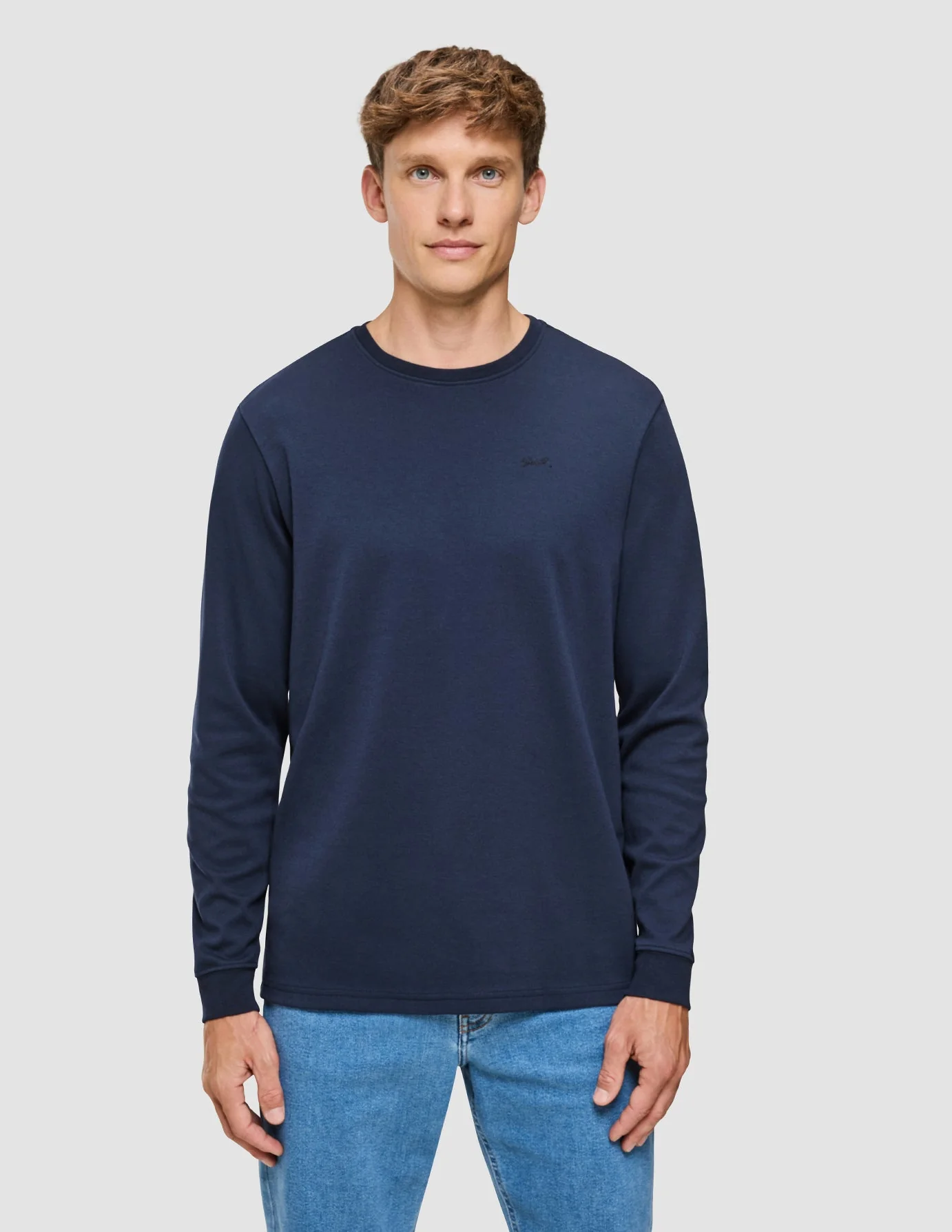 Lightweight Crewneck Dark Navy - Image 2