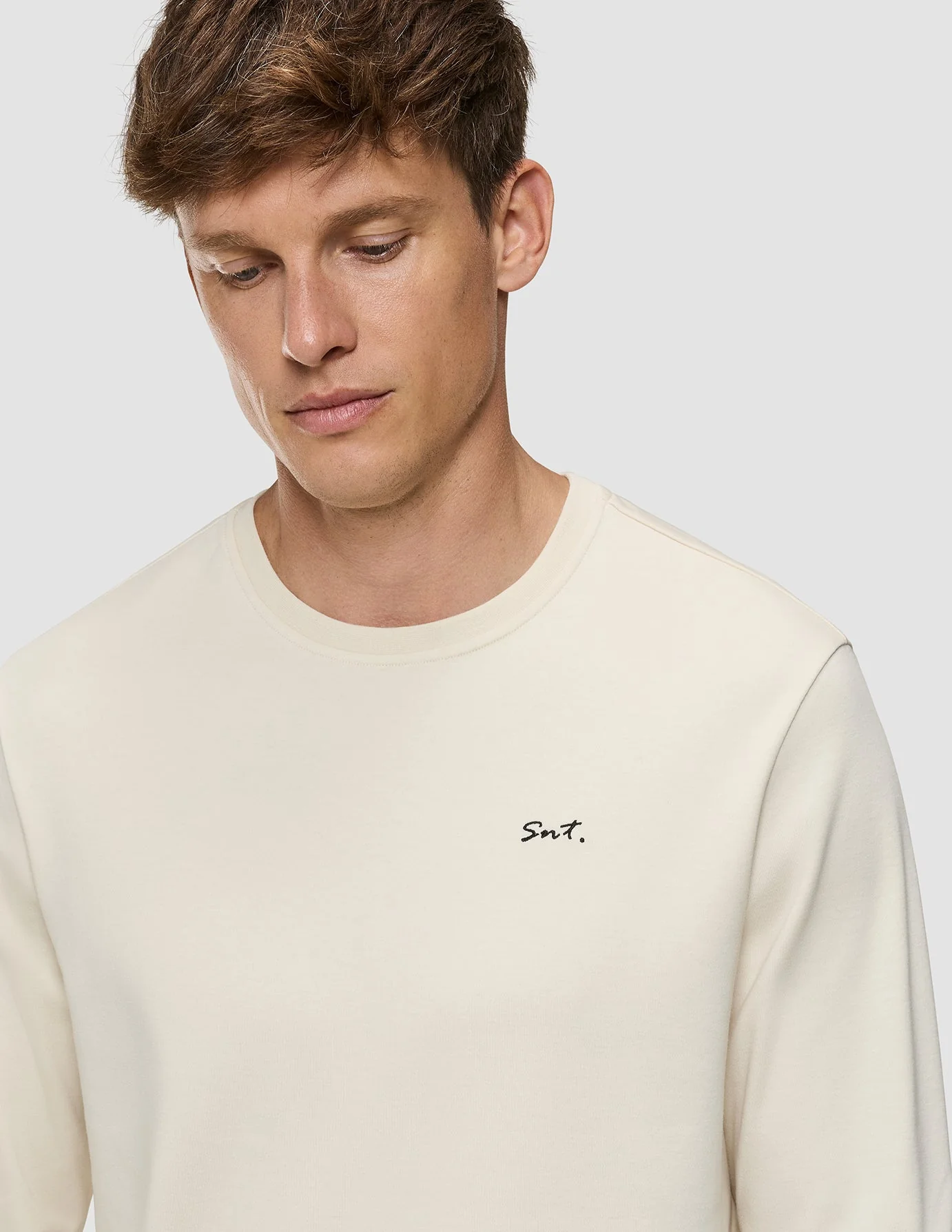 Lightweight Crewneck Off White - Image 5
