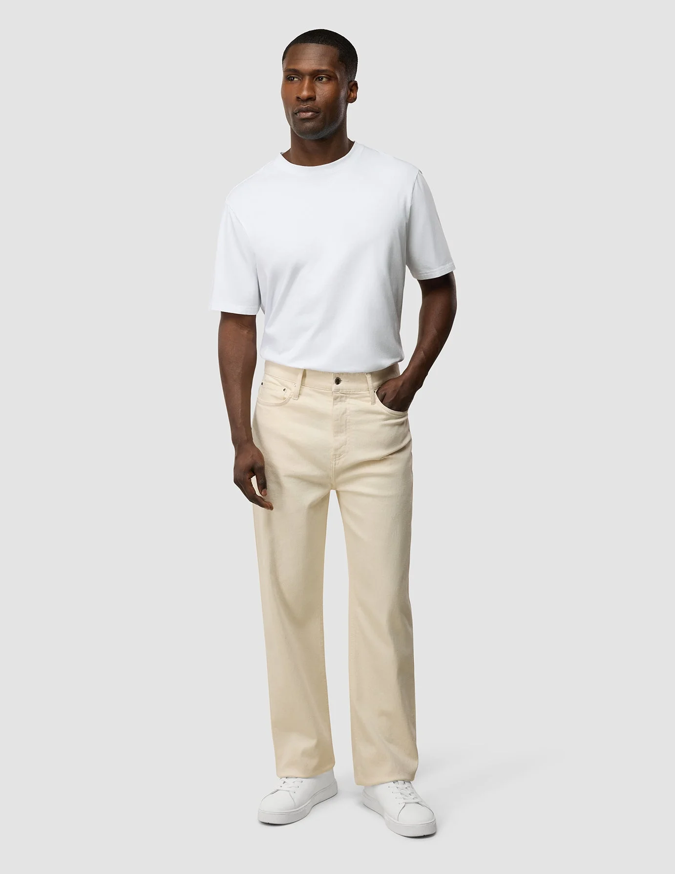 Luca Jeans Relaxed Fit Off White - Image 8