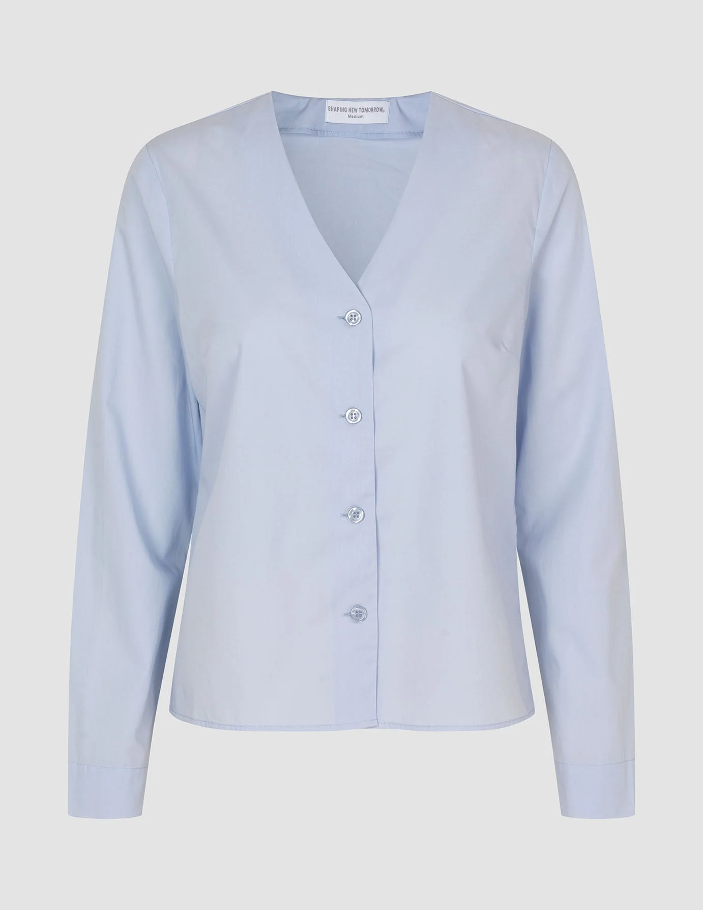 Madison Blouse Powder Blue - Image 3