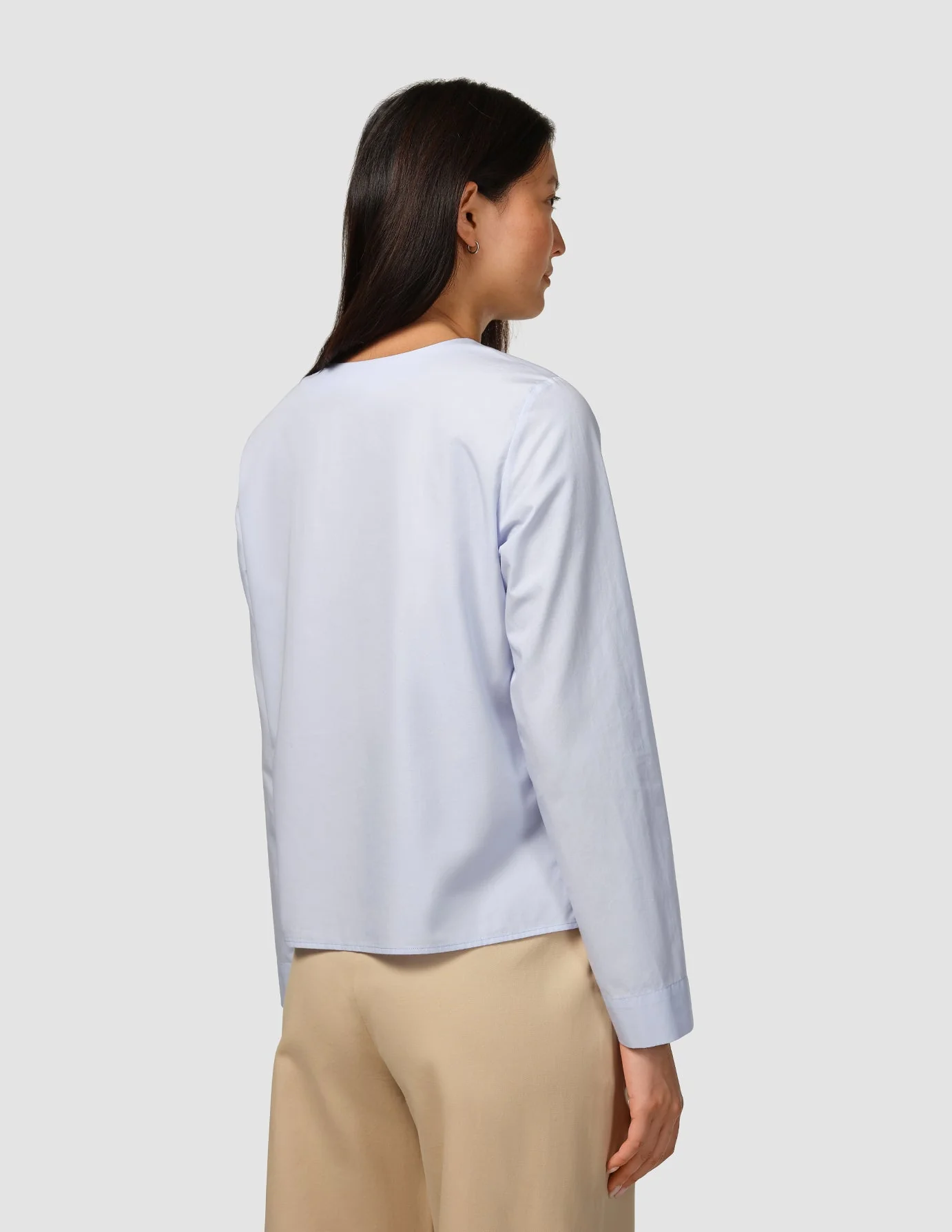 Madison Blouse Powder Blue - Image 4