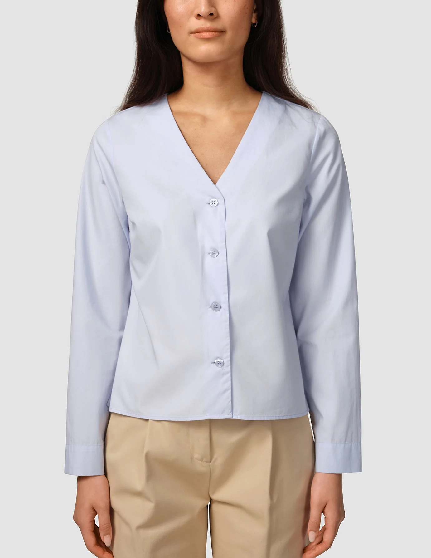 Madison Blouse Powder Blue - Image 5