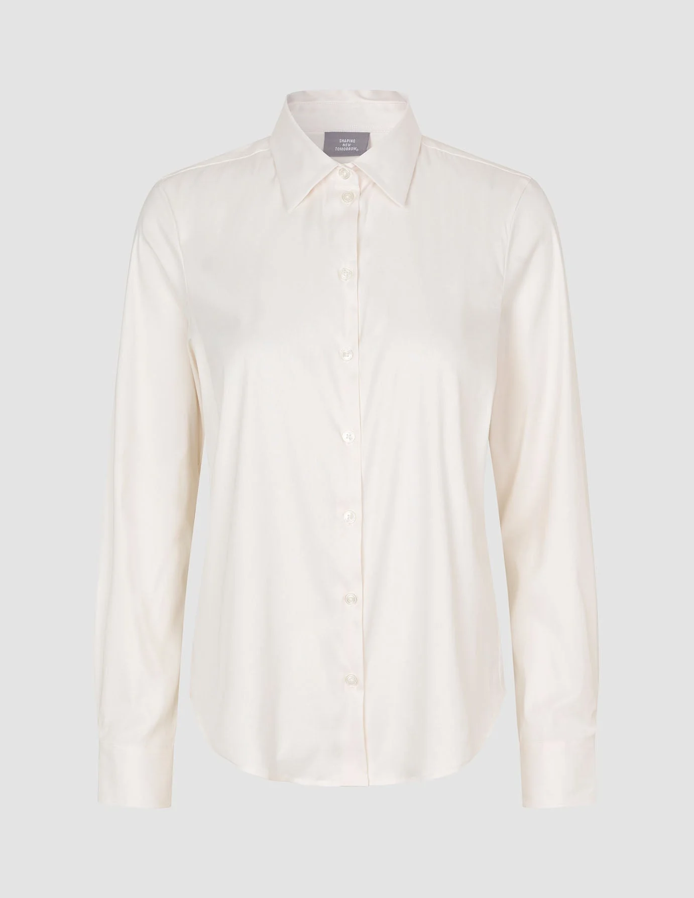 Oxford Shirt White Orchid Regular - Image 3