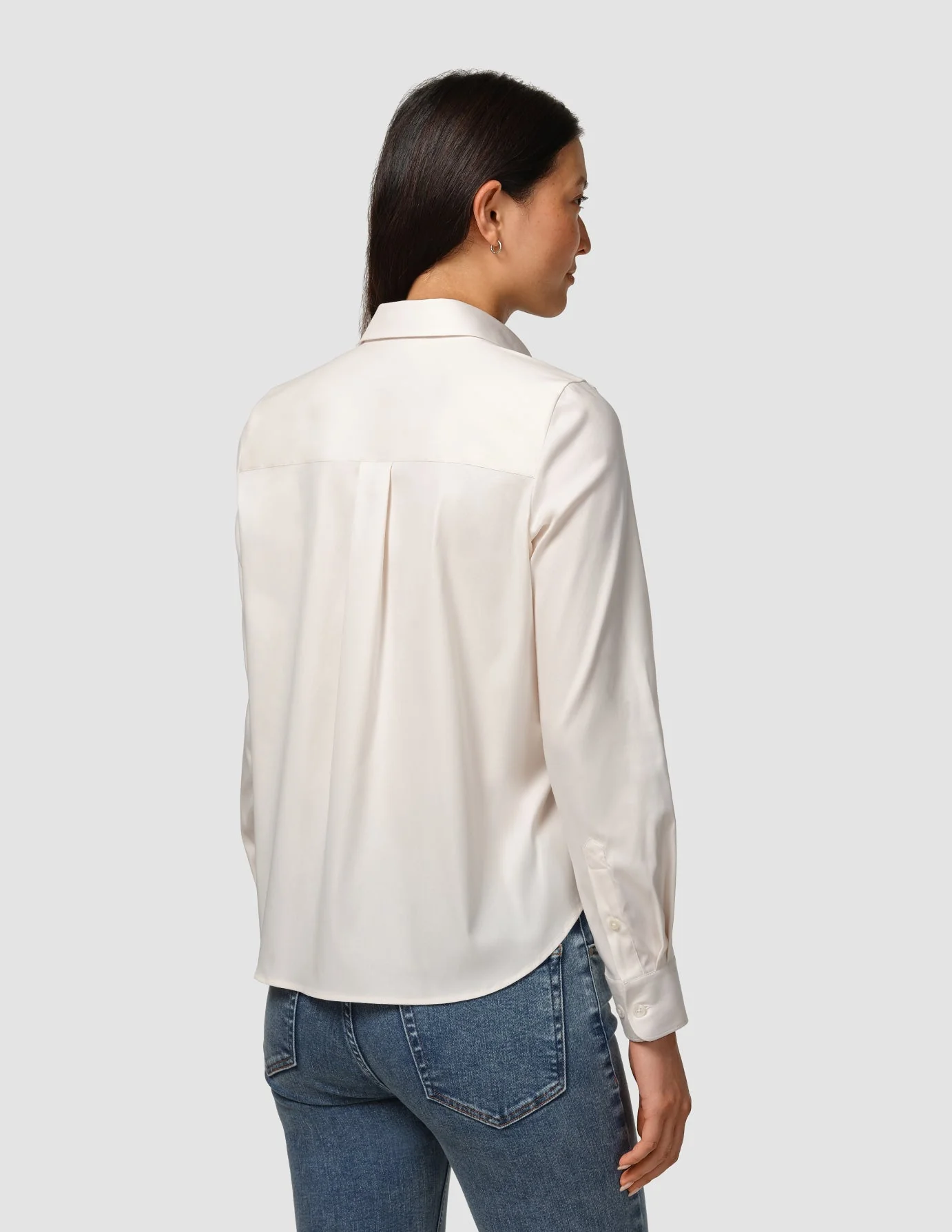 Oxford Shirt White Orchid Regular - Image 4