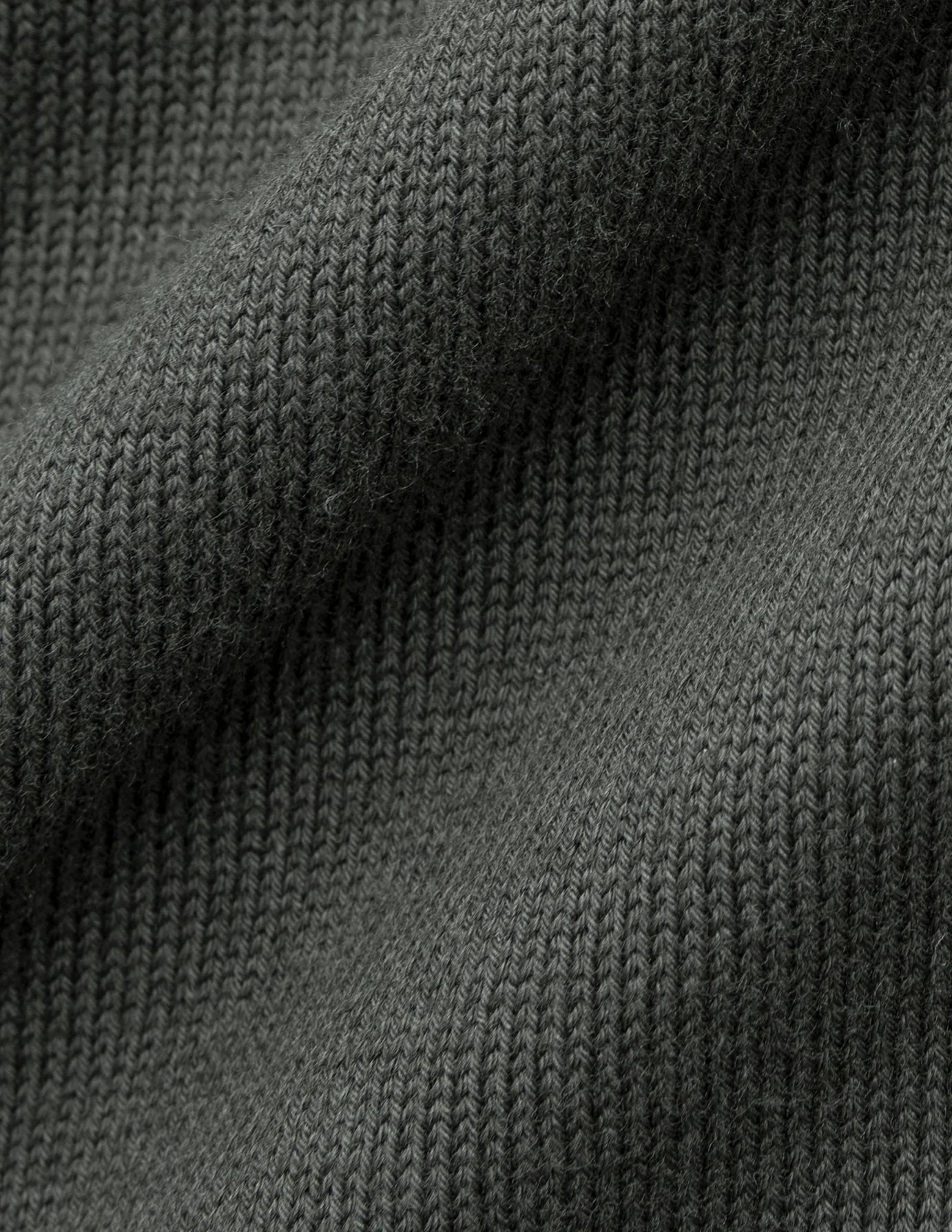 Seamless Core Knit Short Sleeve Polo Green Night - Image 8
