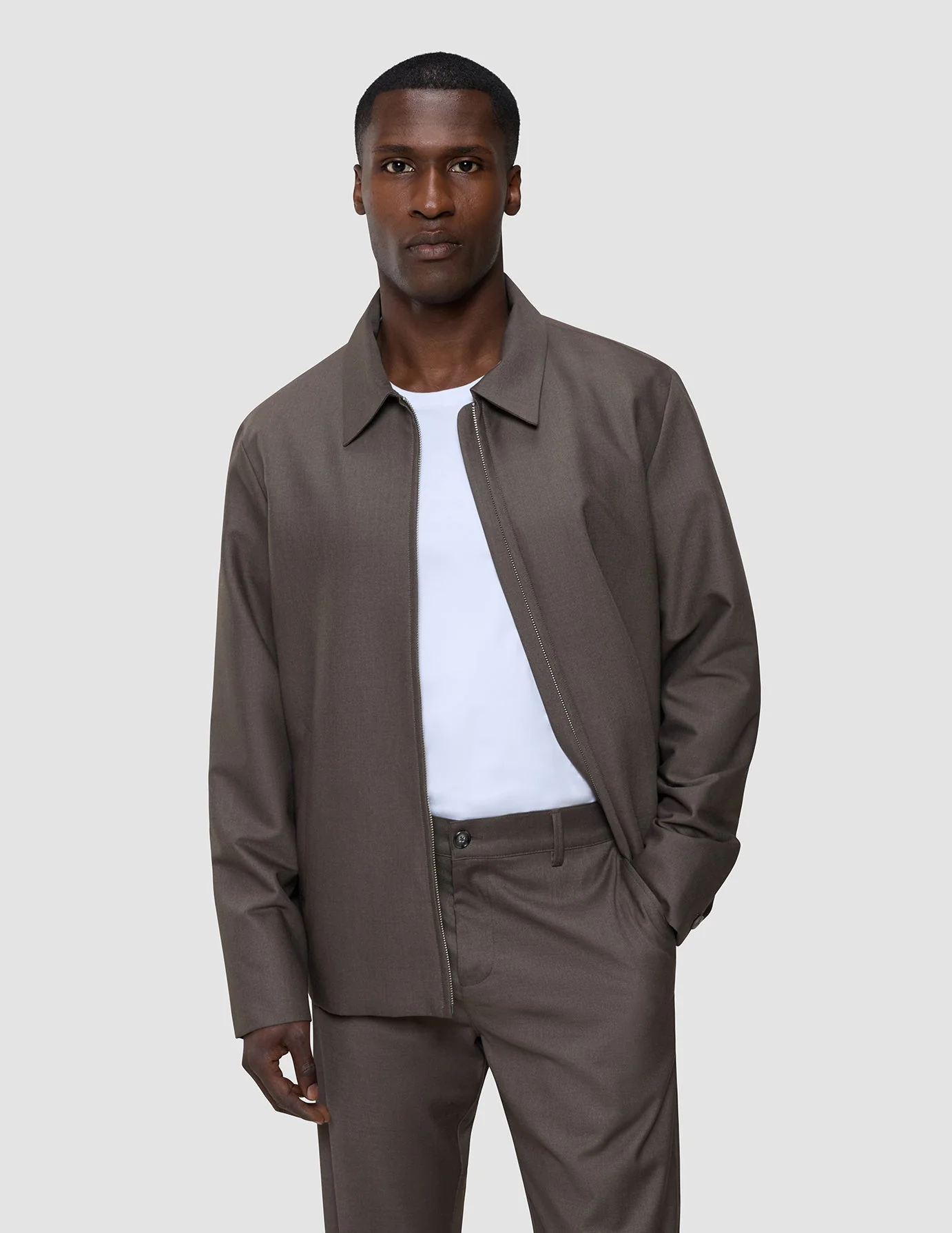 Siena Jacket Dark Chestnut Melange