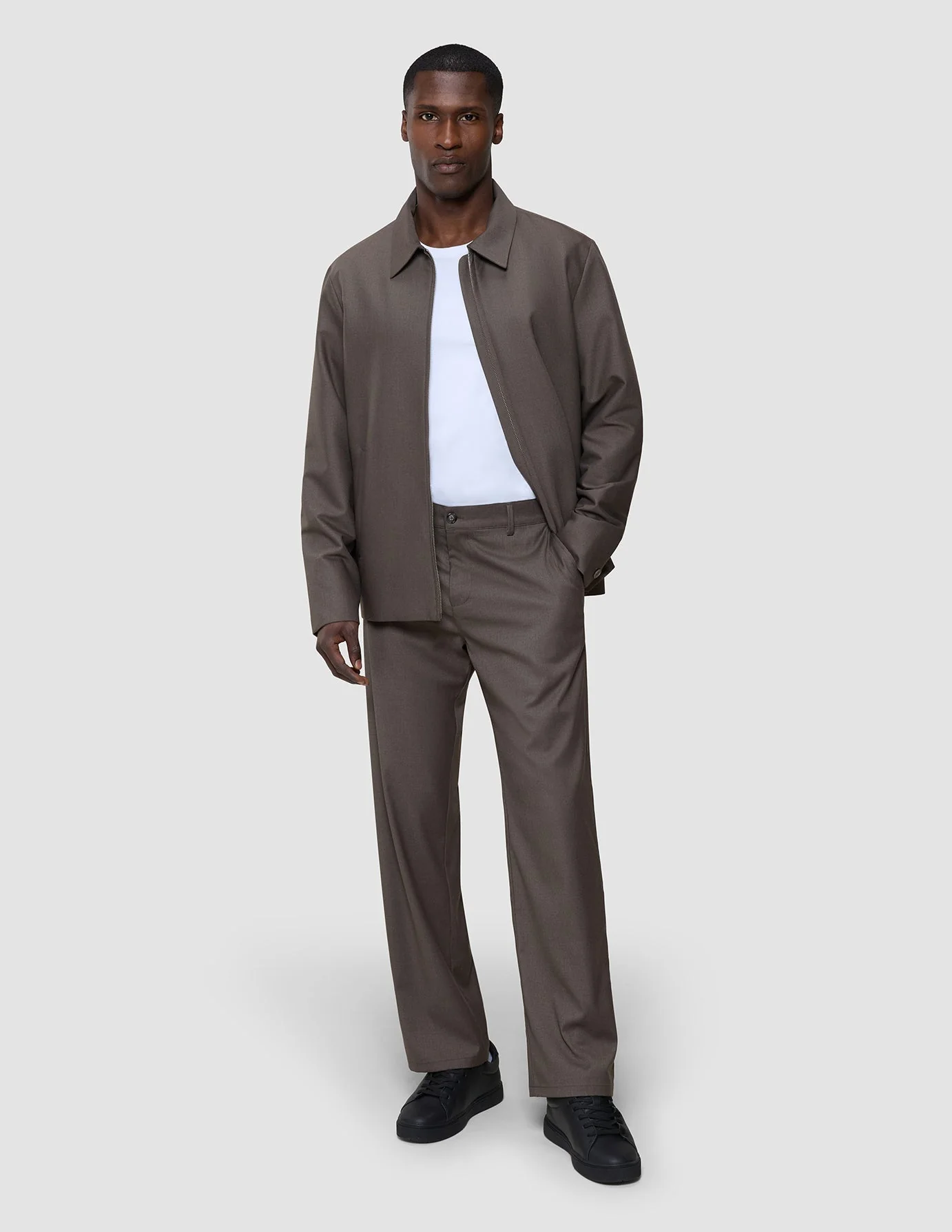 Siena Jacket Dark Chestnut Melange - Image 2