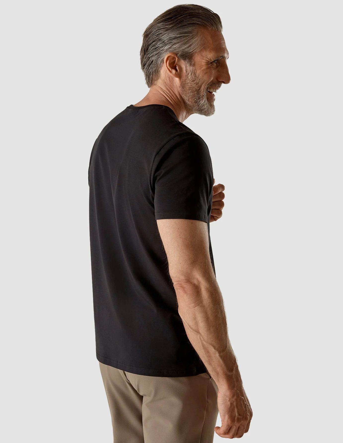 Supima T-shirt Black - Image 4