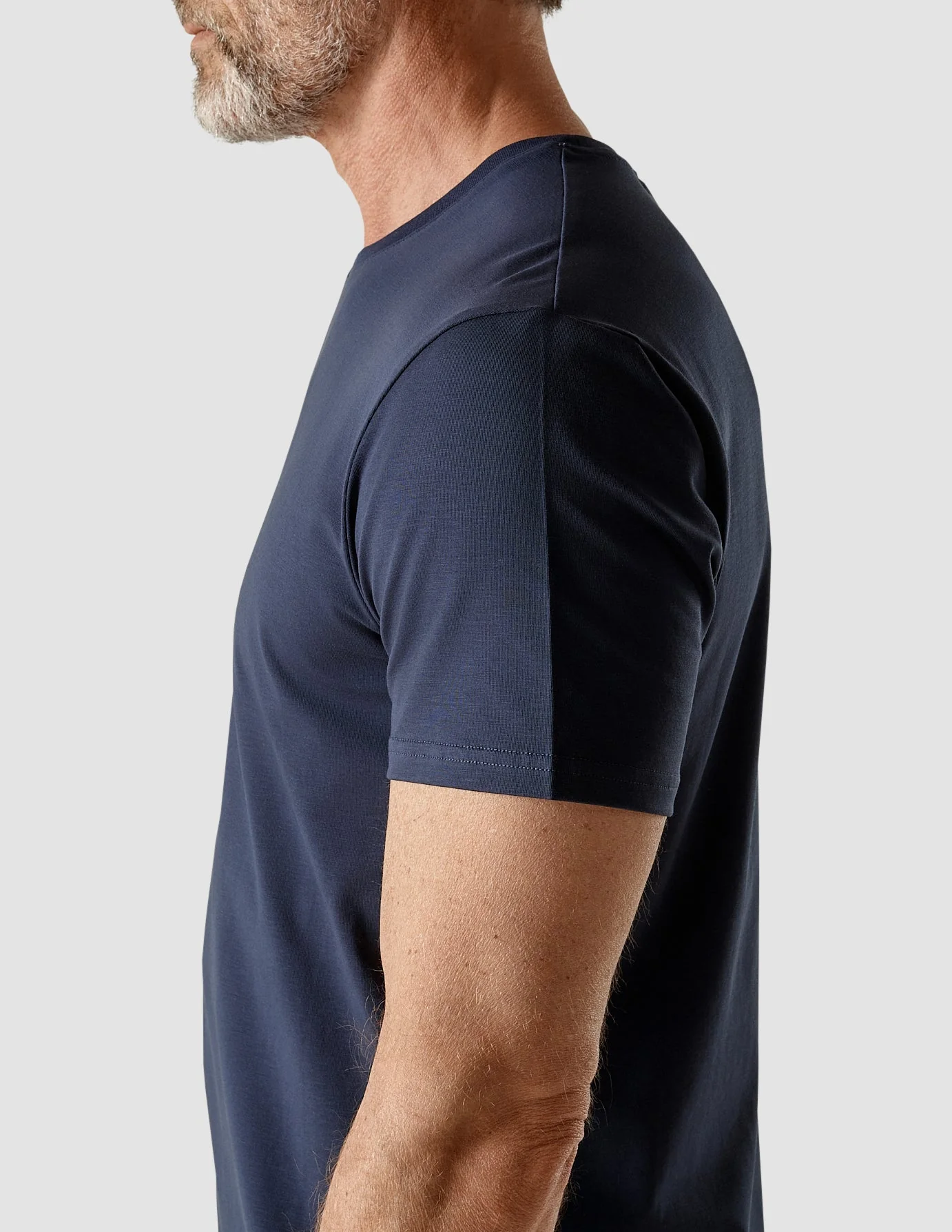 Supima T-shirt Navy - Image 5