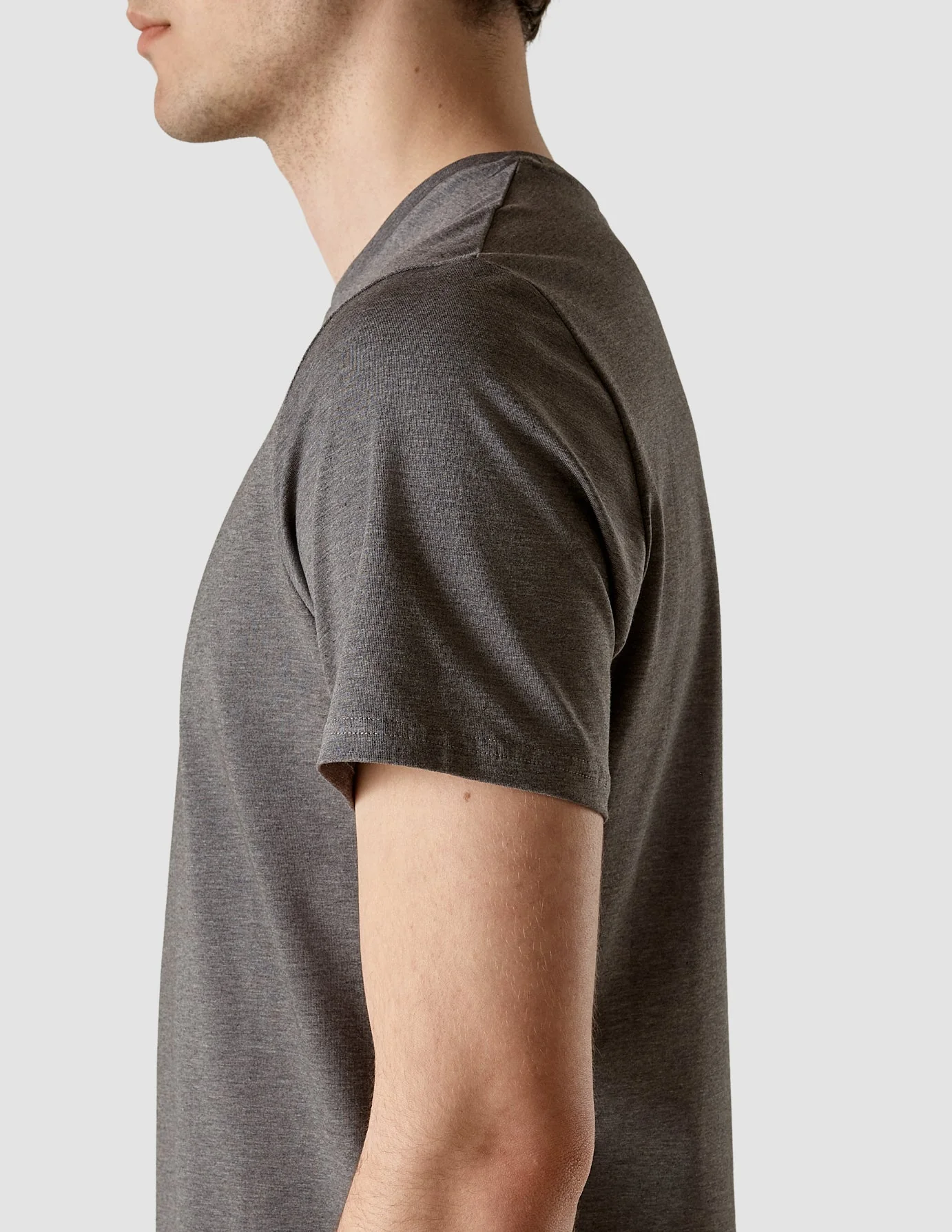 Supima Autograph T-shirt Dark Grey - Image 13