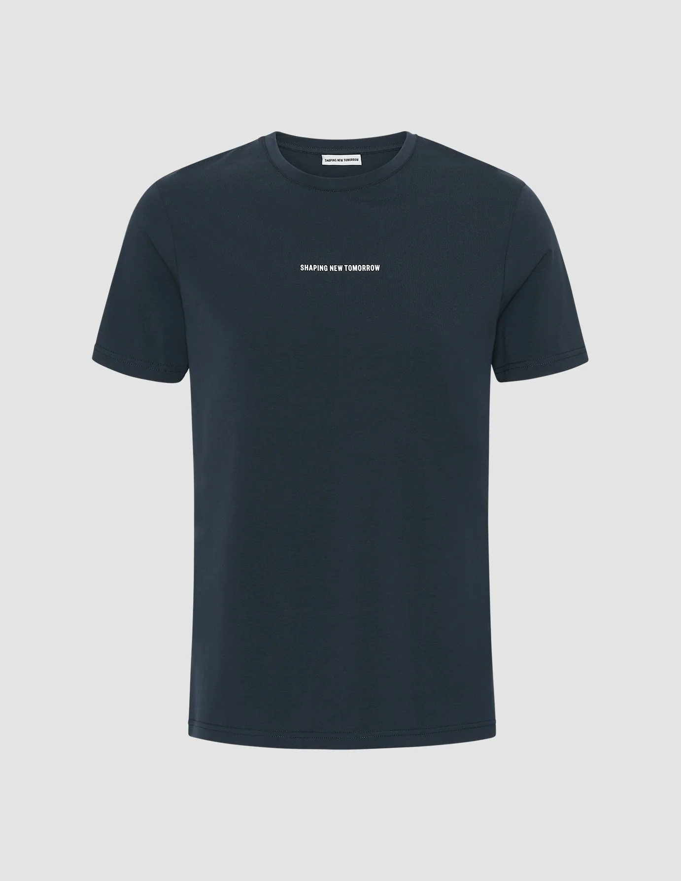 Supima Autograph T-shirt Navy - Image 3