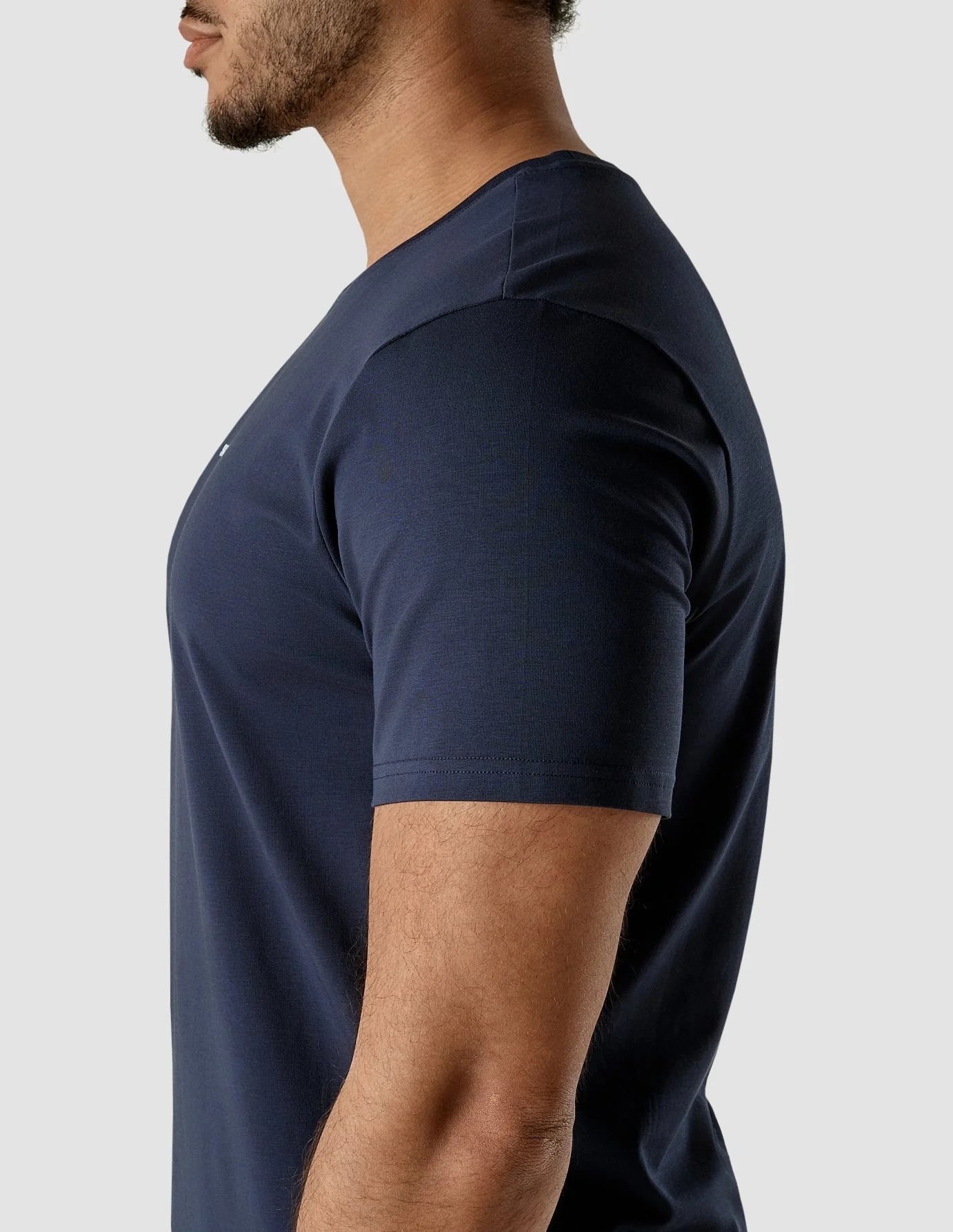 Supima Autograph T-shirt Navy - Image 5