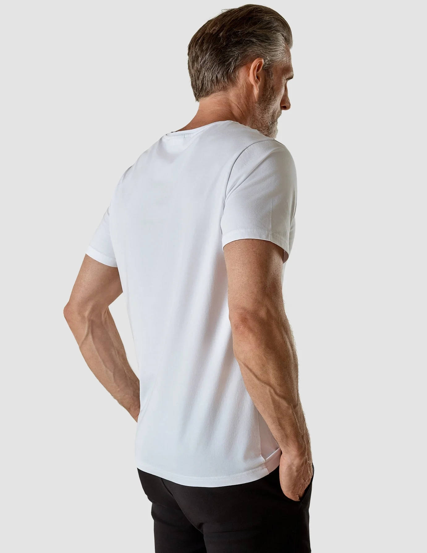Supima Autograph T-shirt White - Image 4