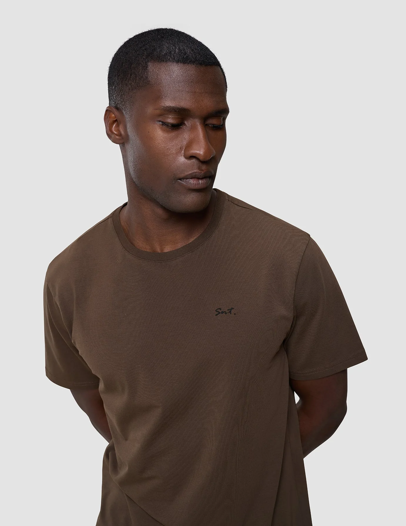 Supima Legacy T-shirt Saddle Brown - Image 4