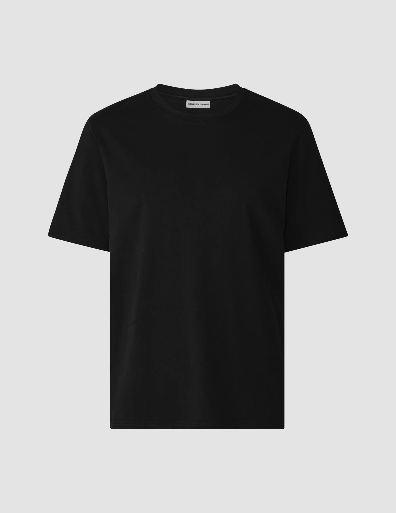 Supima T-shirt Box Fit Black - Image 3