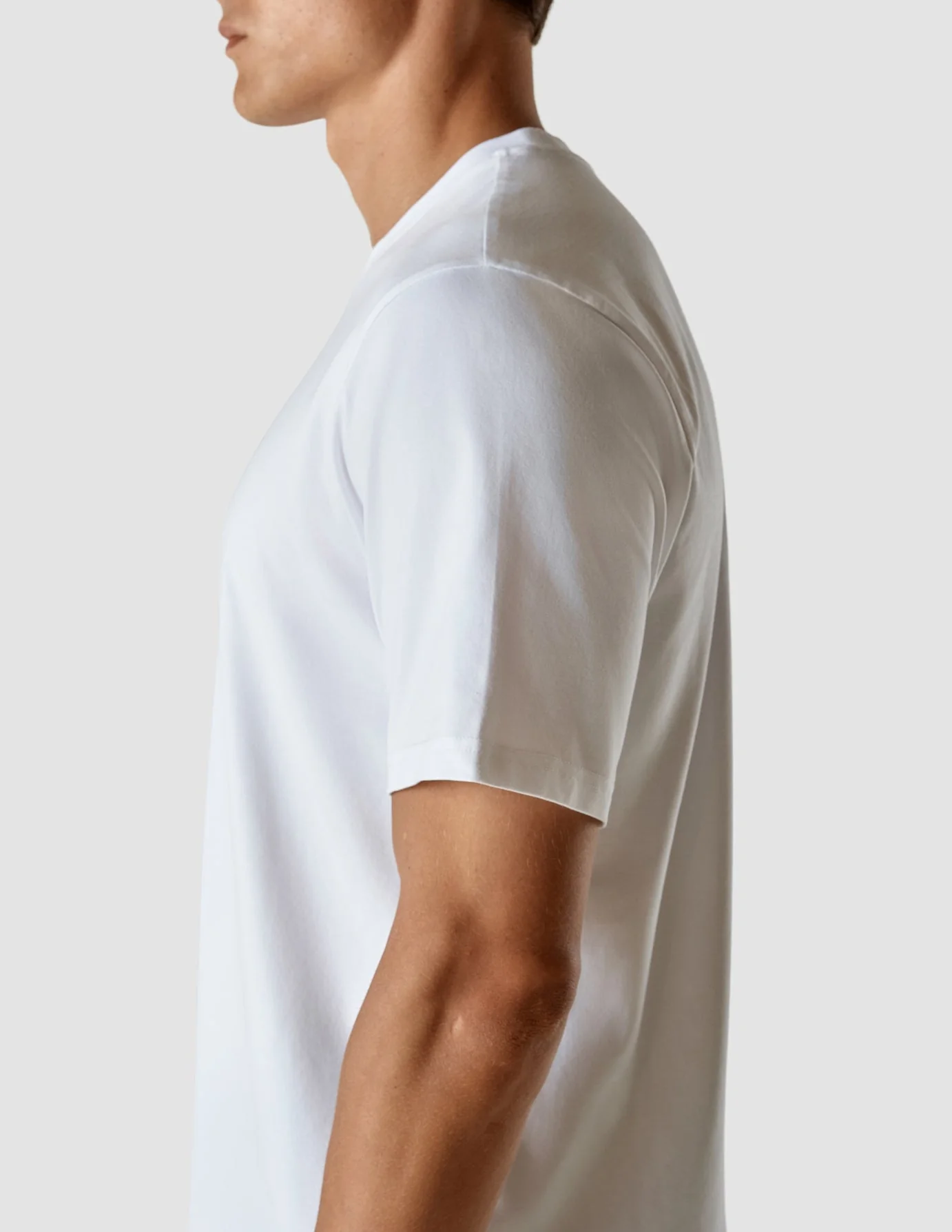 Supima T-shirt Box Fit White - Image 5