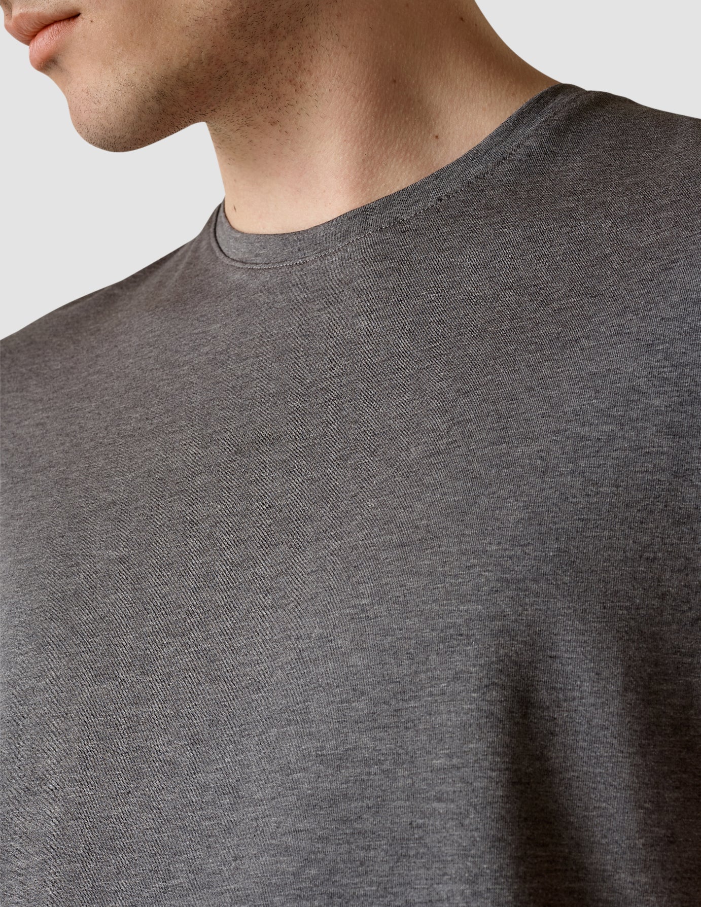 Supima T-shirt Dark Grey - Image 15