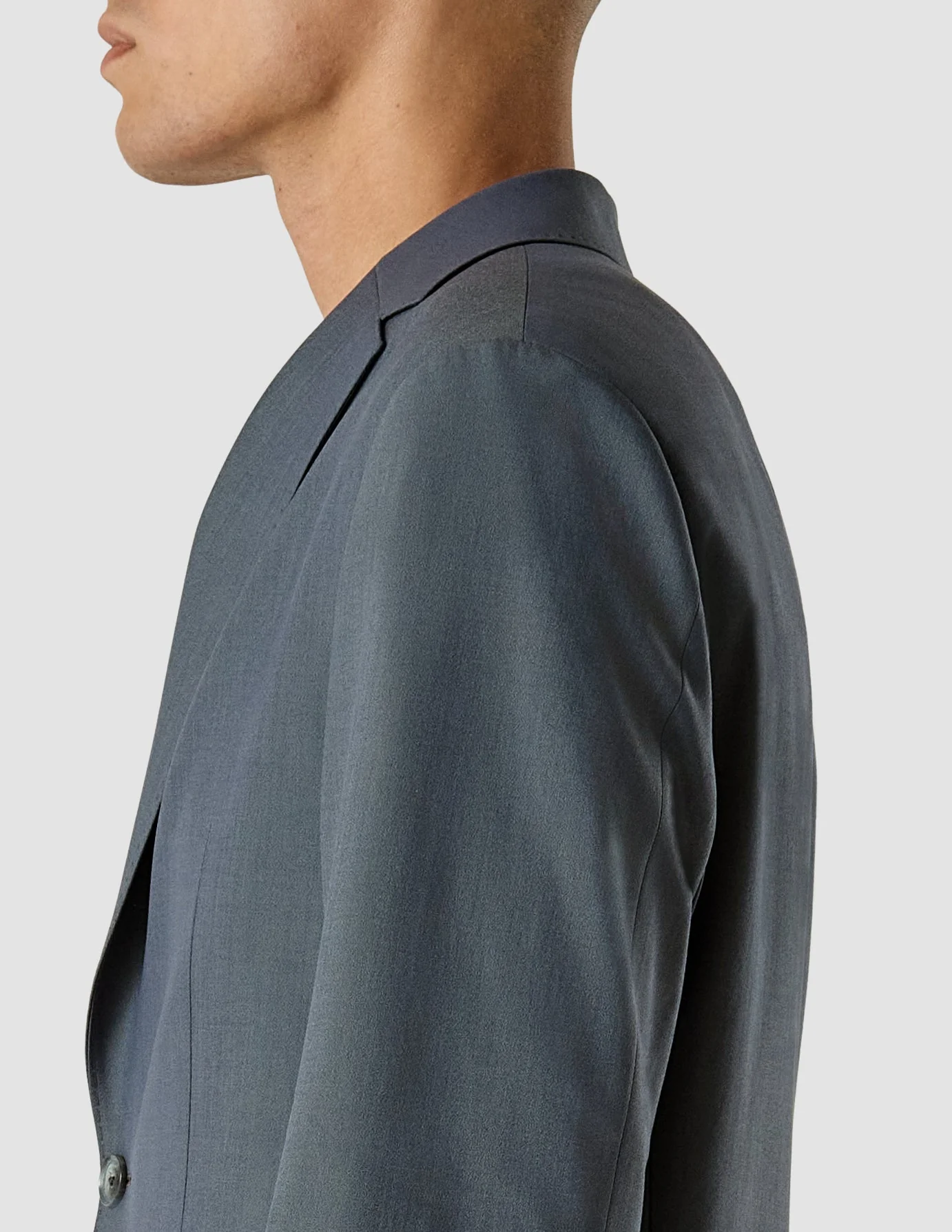 Tech Linen Blazer Navy - Image 5