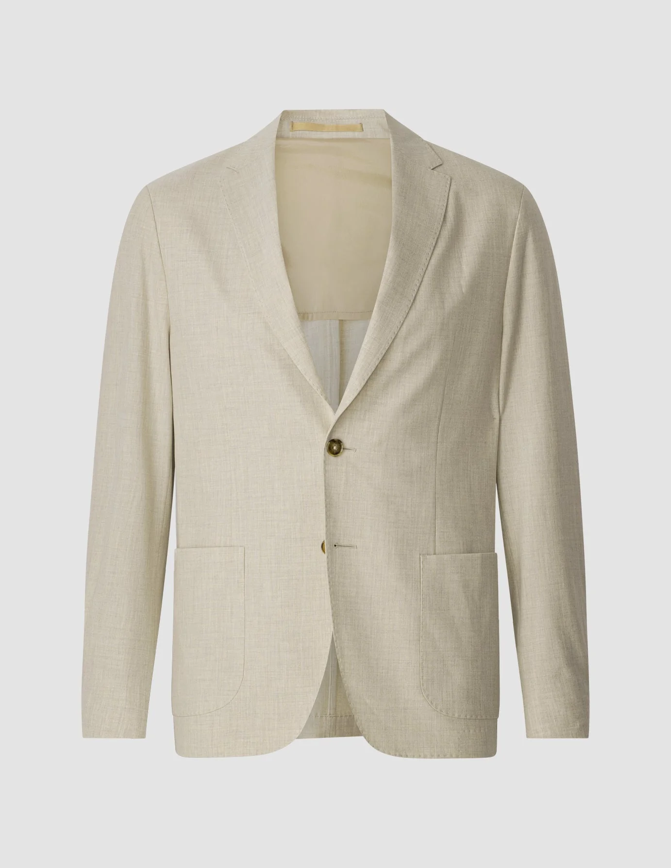 Tech Linen Blazer Sandshell - Image 3