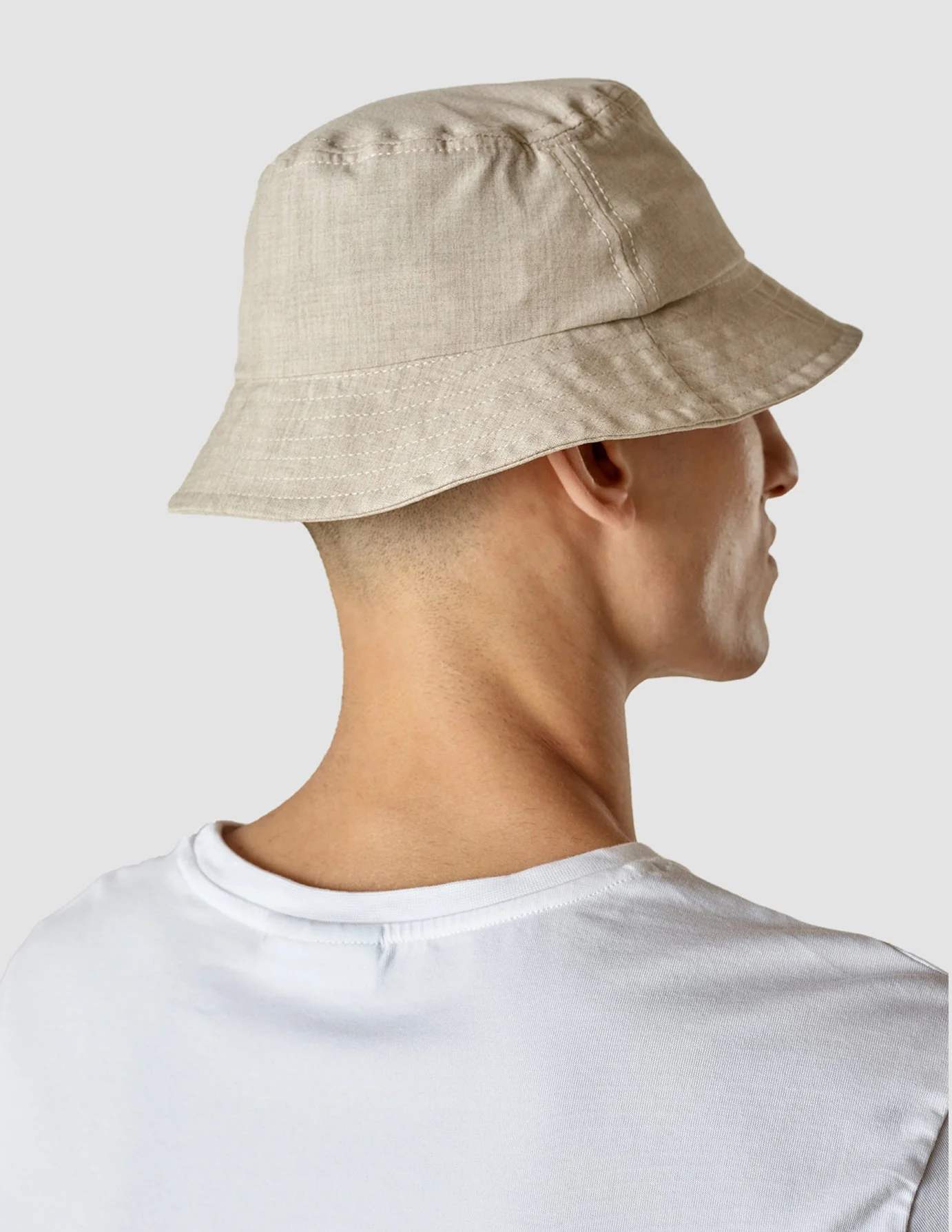Tech Linen Bucket Hat Sandshell - Image 5