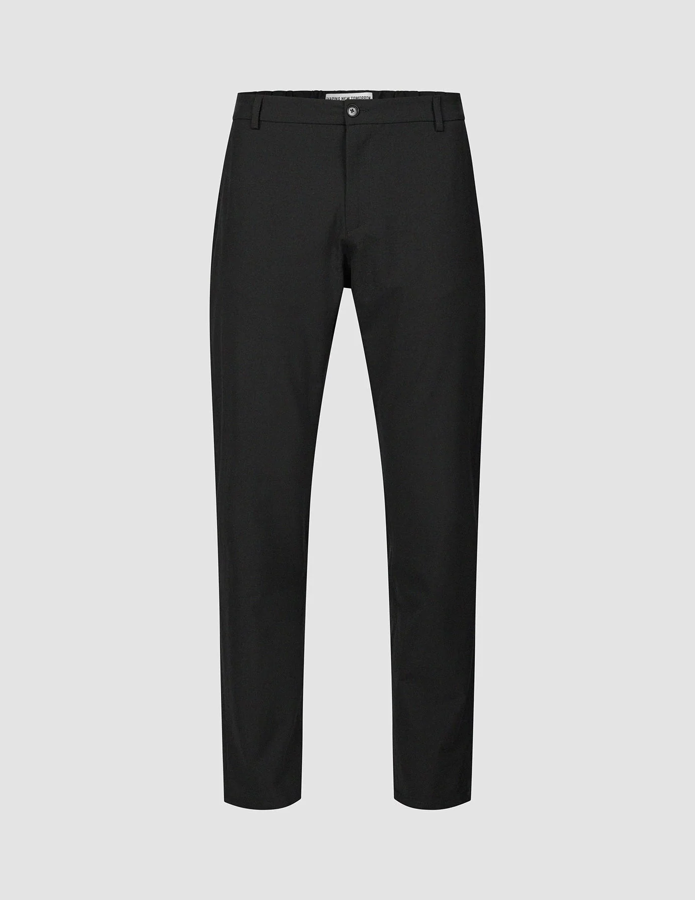 Tech Linen Elastic Pants Black - Image 3