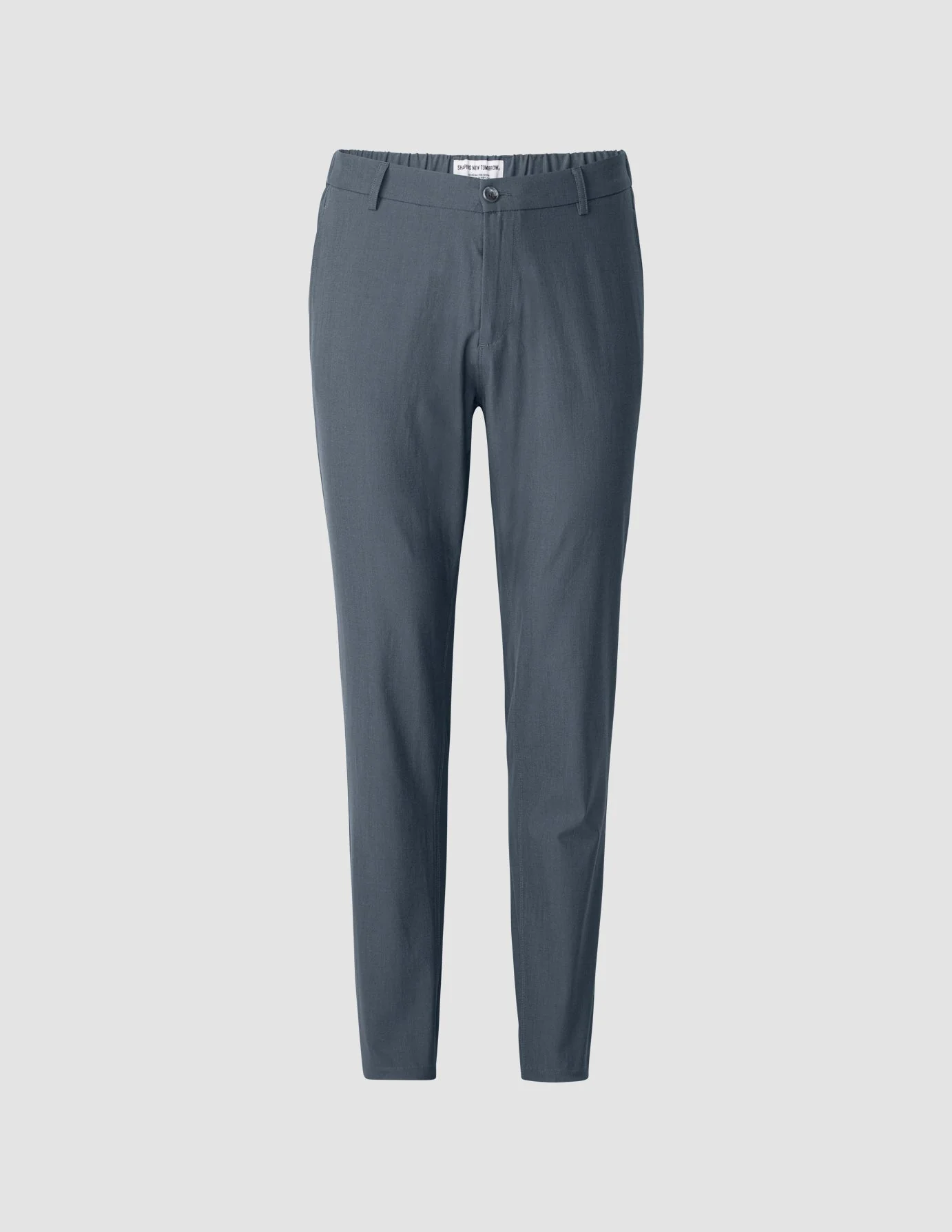 Tech Linen Elastic Pants Navy - Image 3