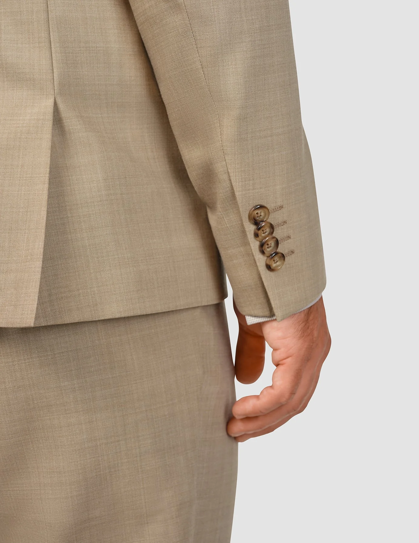 Tech Wool Blazer Sand Regular - Image 5
