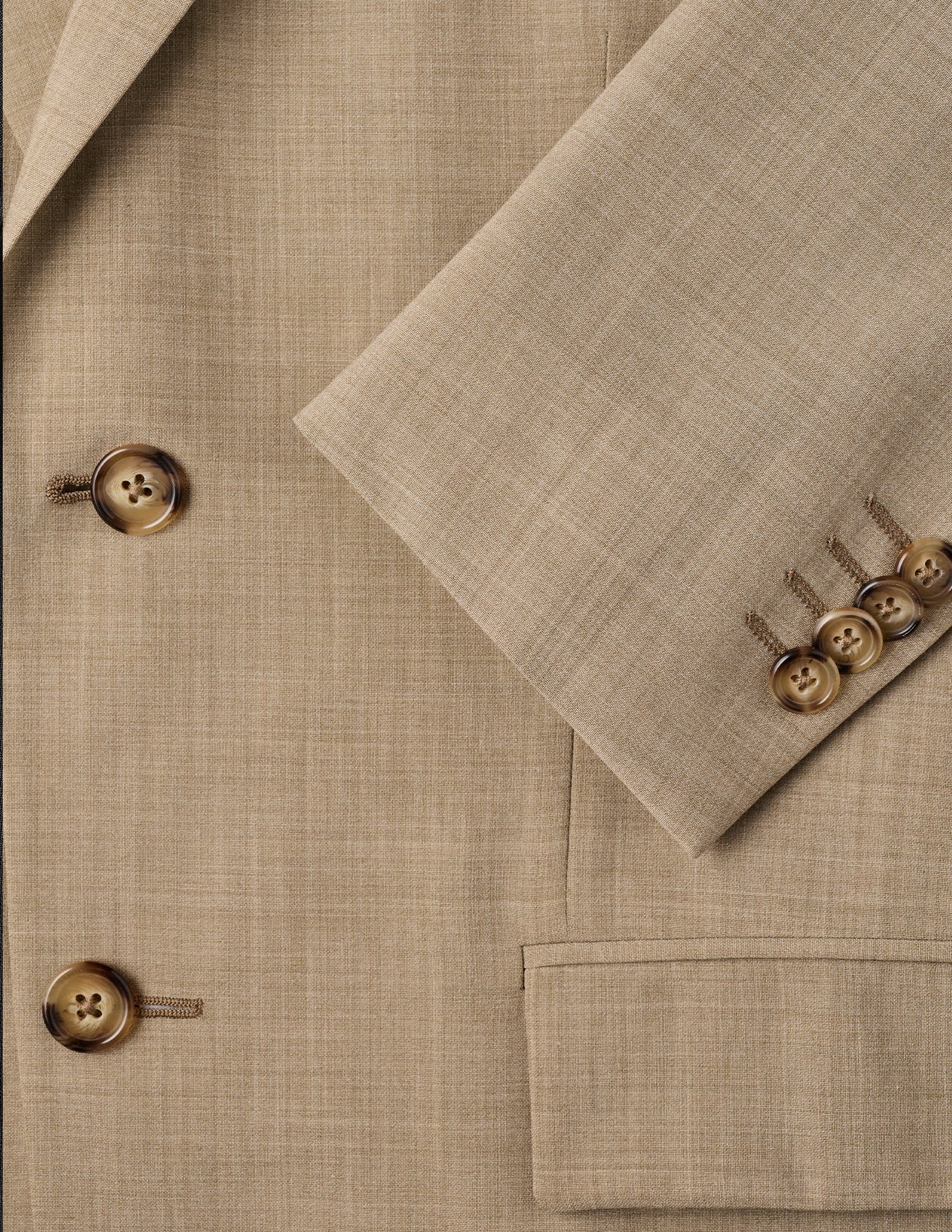 Tech Wool Blazer Sand Regular - Image 6