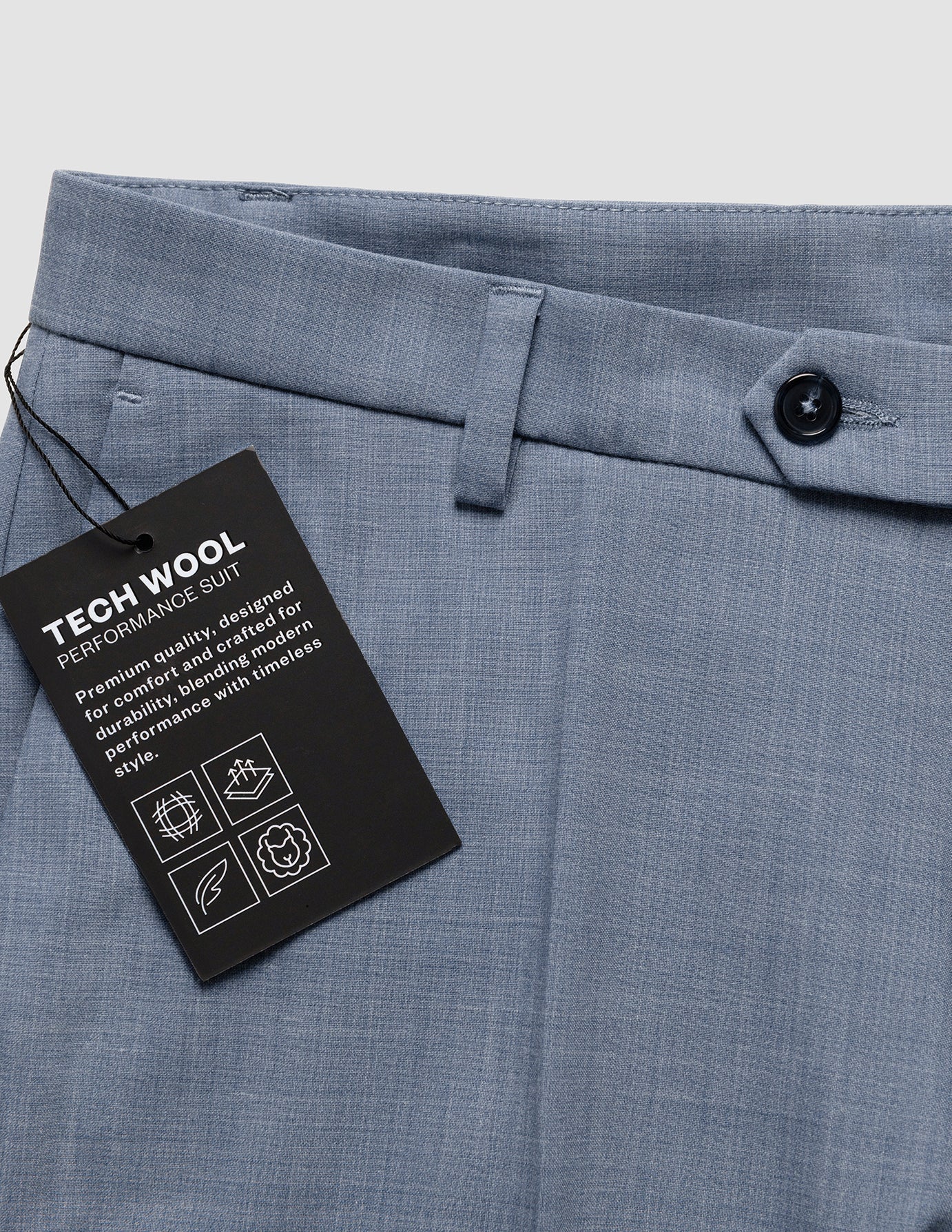 Tech Wool Suit Light Blue - Image 8