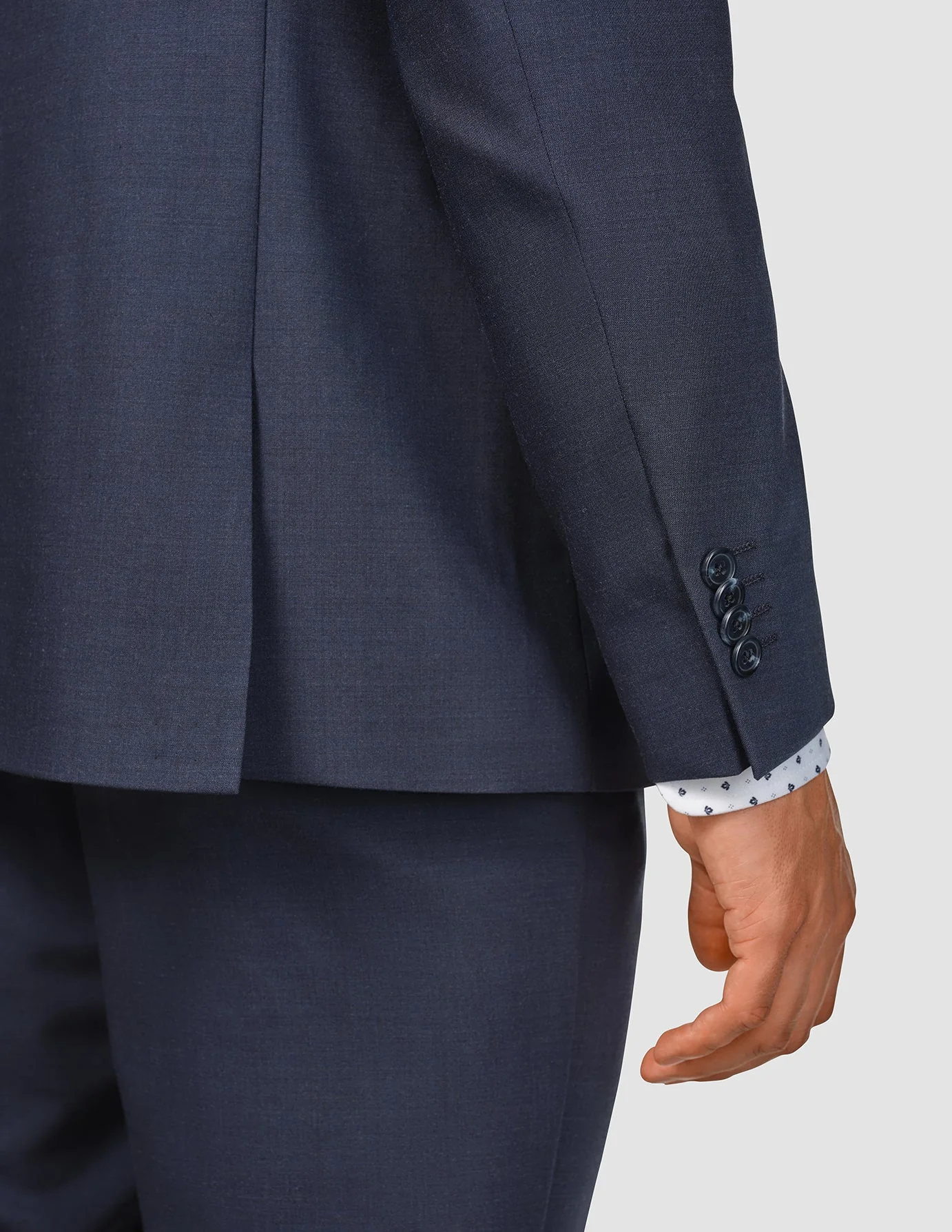 Tech Wool Suit Navy - Image 5