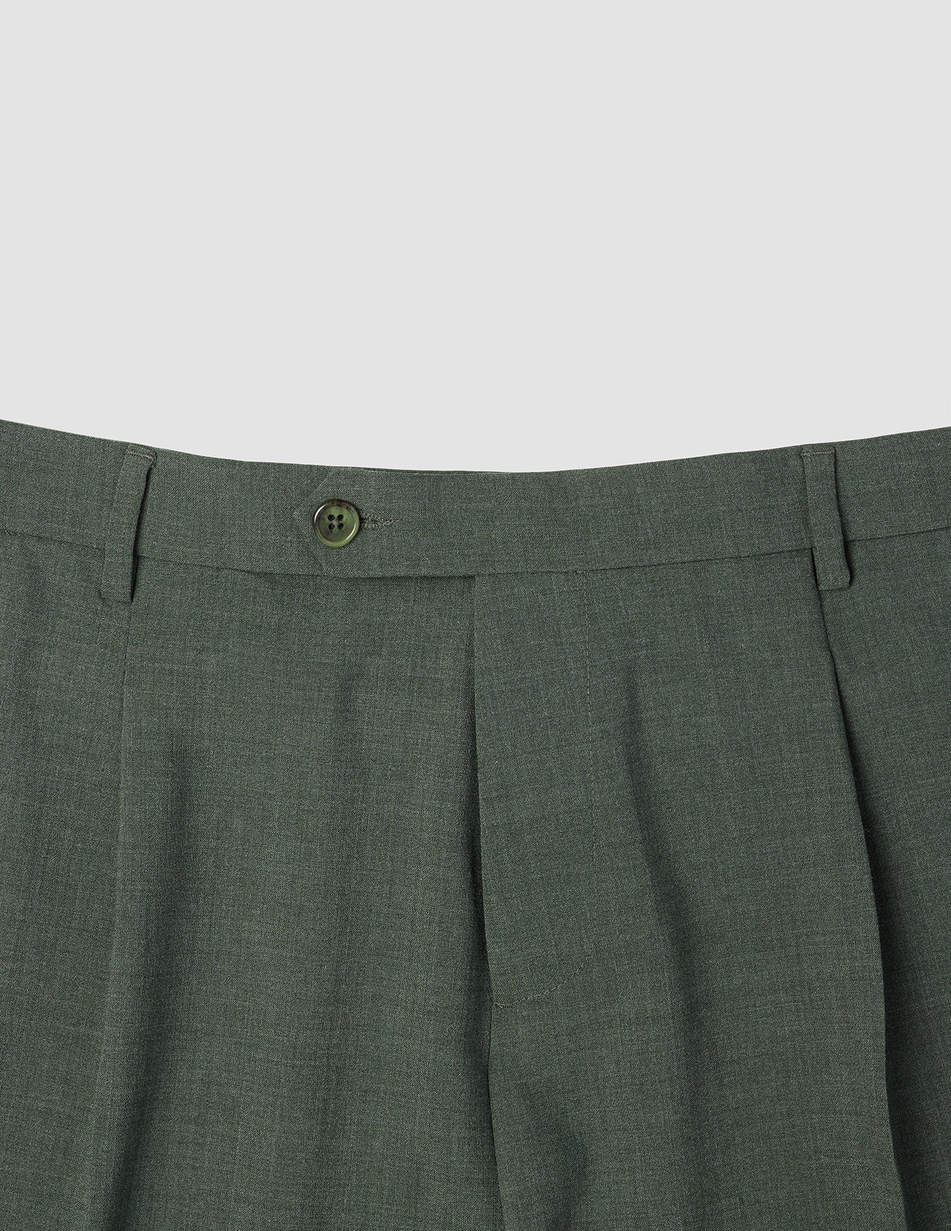 Tech Wool Suit Pants Regular Green Night - Image 7