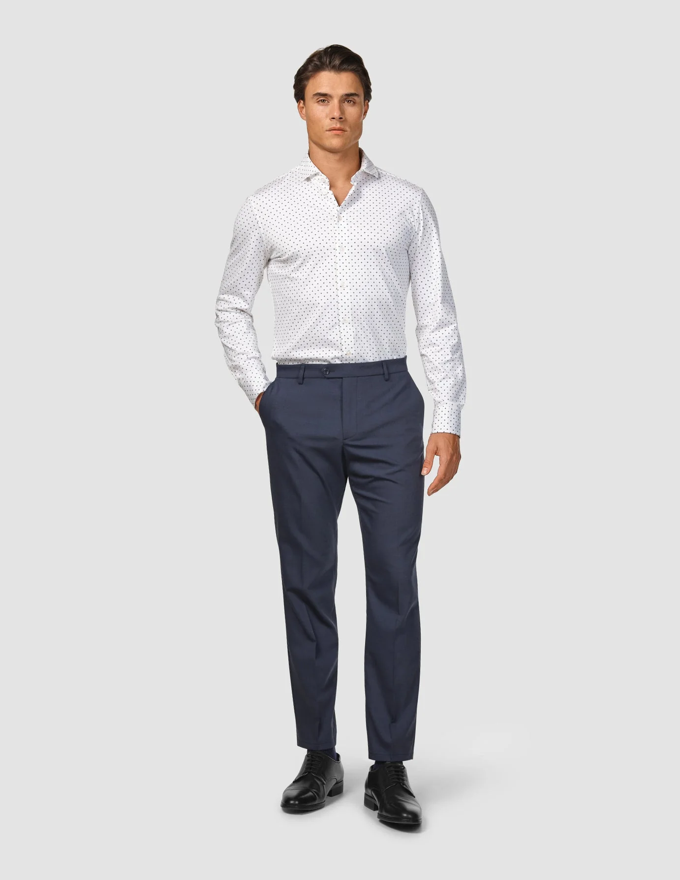 Tech Wool Suit Pants Regular Navy - Image 2