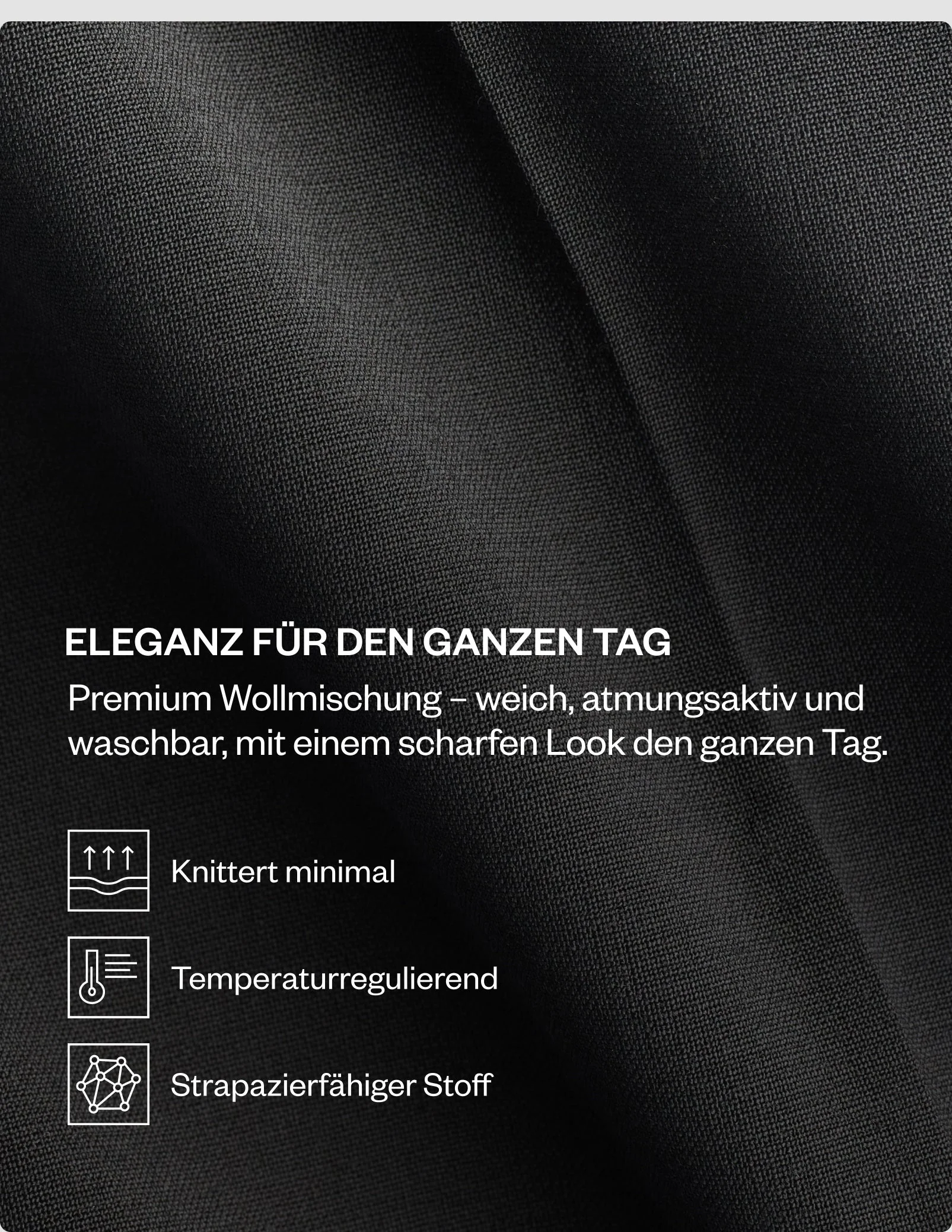 Tech Wool Suit Pants Regular Navy - Image 4