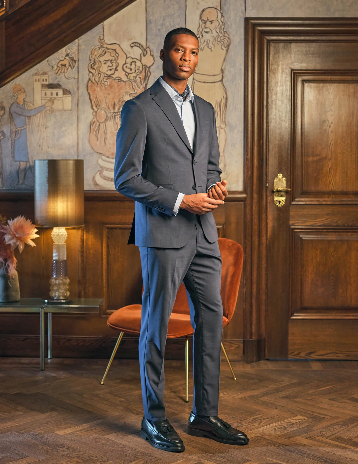Tech Wool Suit Pants Regular Navy - Image 5