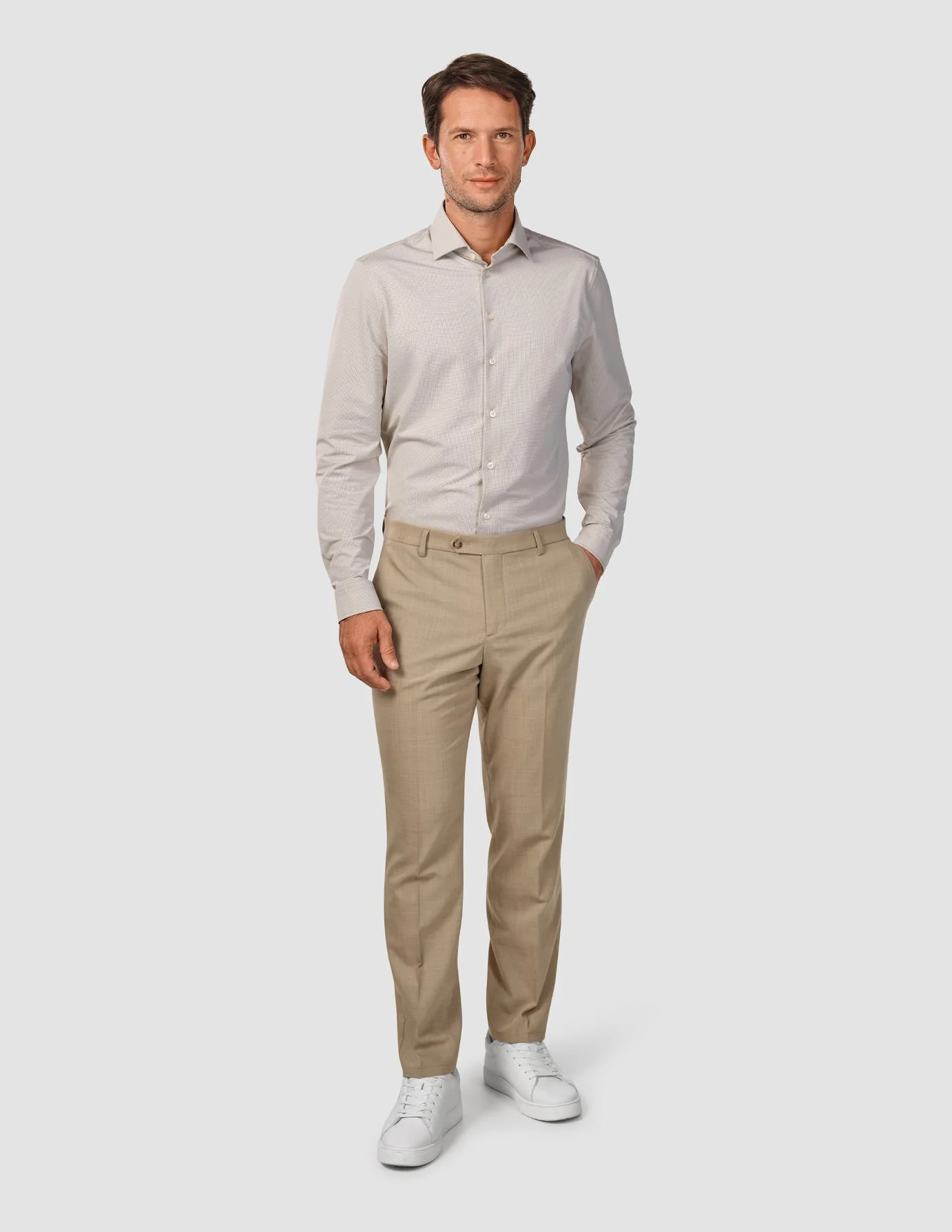 Tech Wool Suit Pants Regular Sand - Image 2