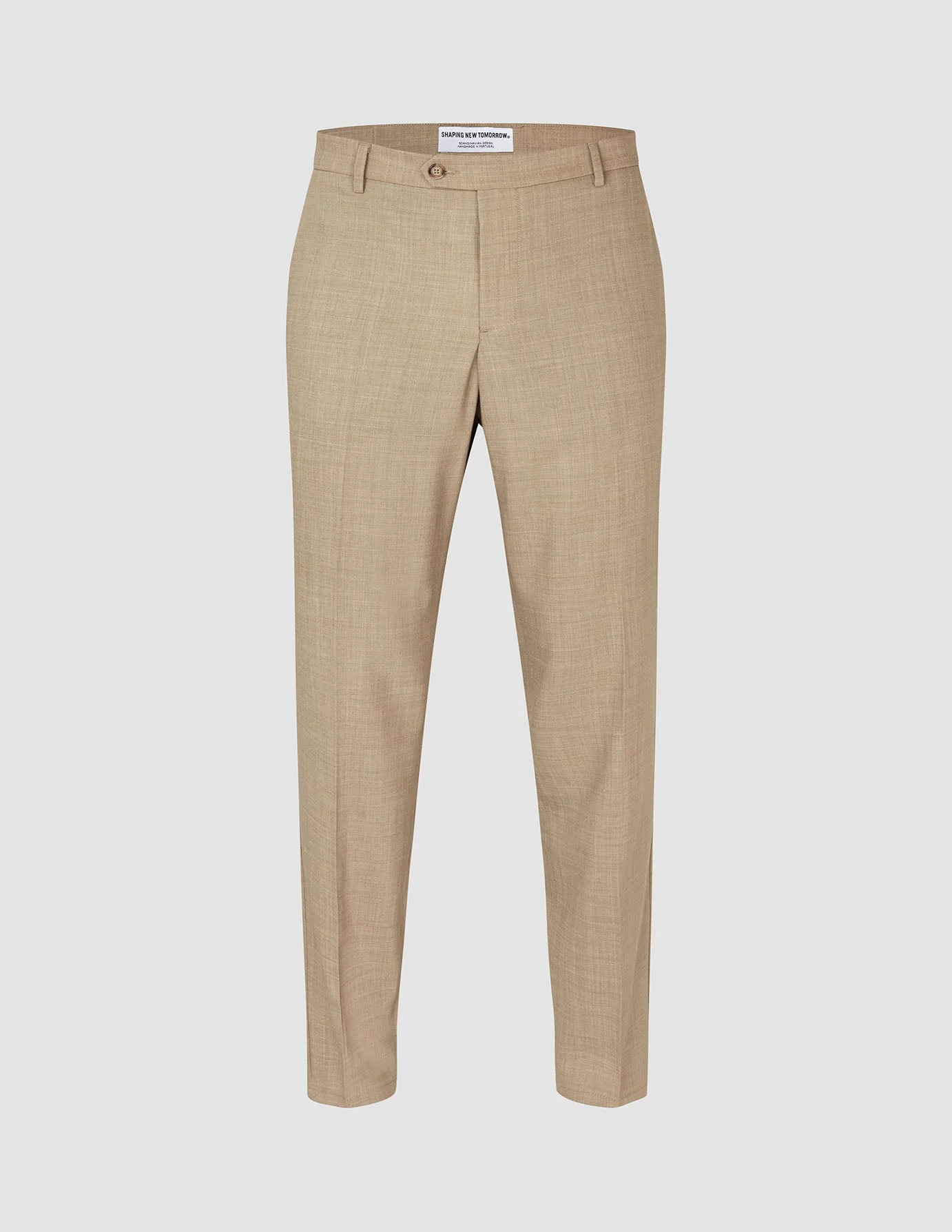 Tech Wool Suit Pants Regular Sand - Image 3