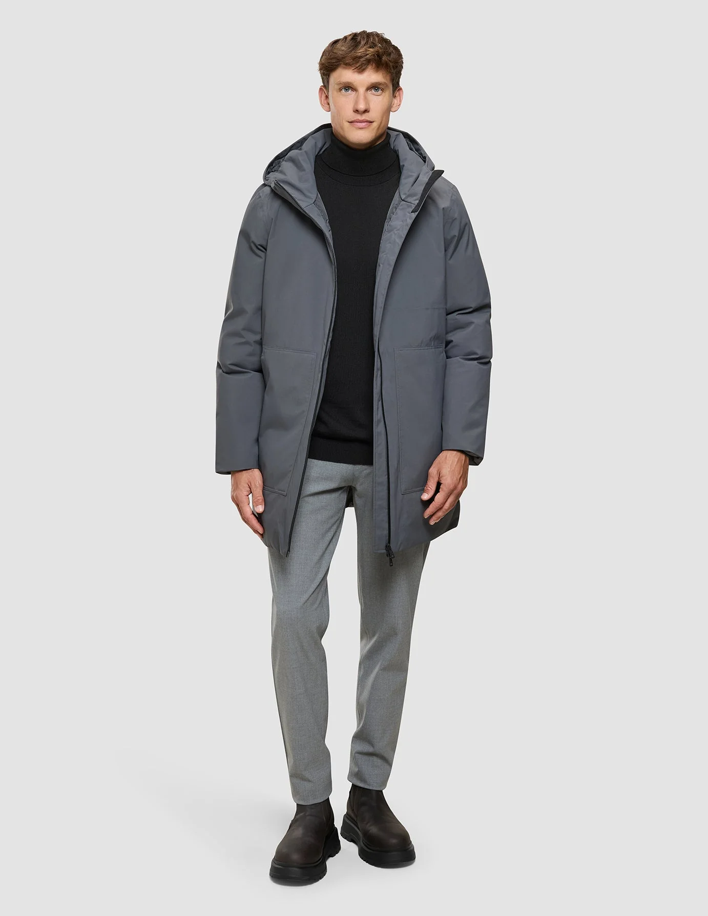 Utility Jacket Dark Grey - Image 4