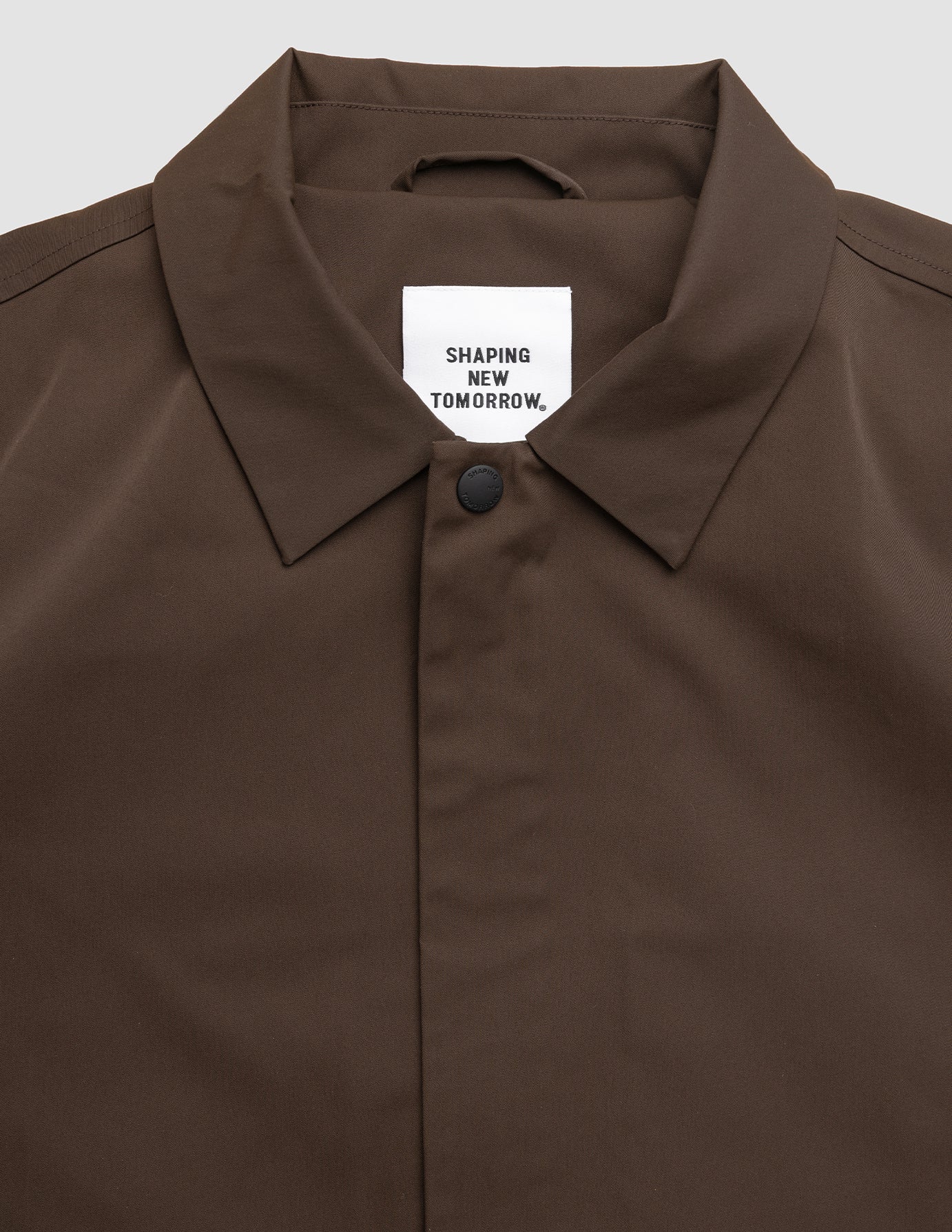 Waterproof Trench Coat Dark Brown - Image 7