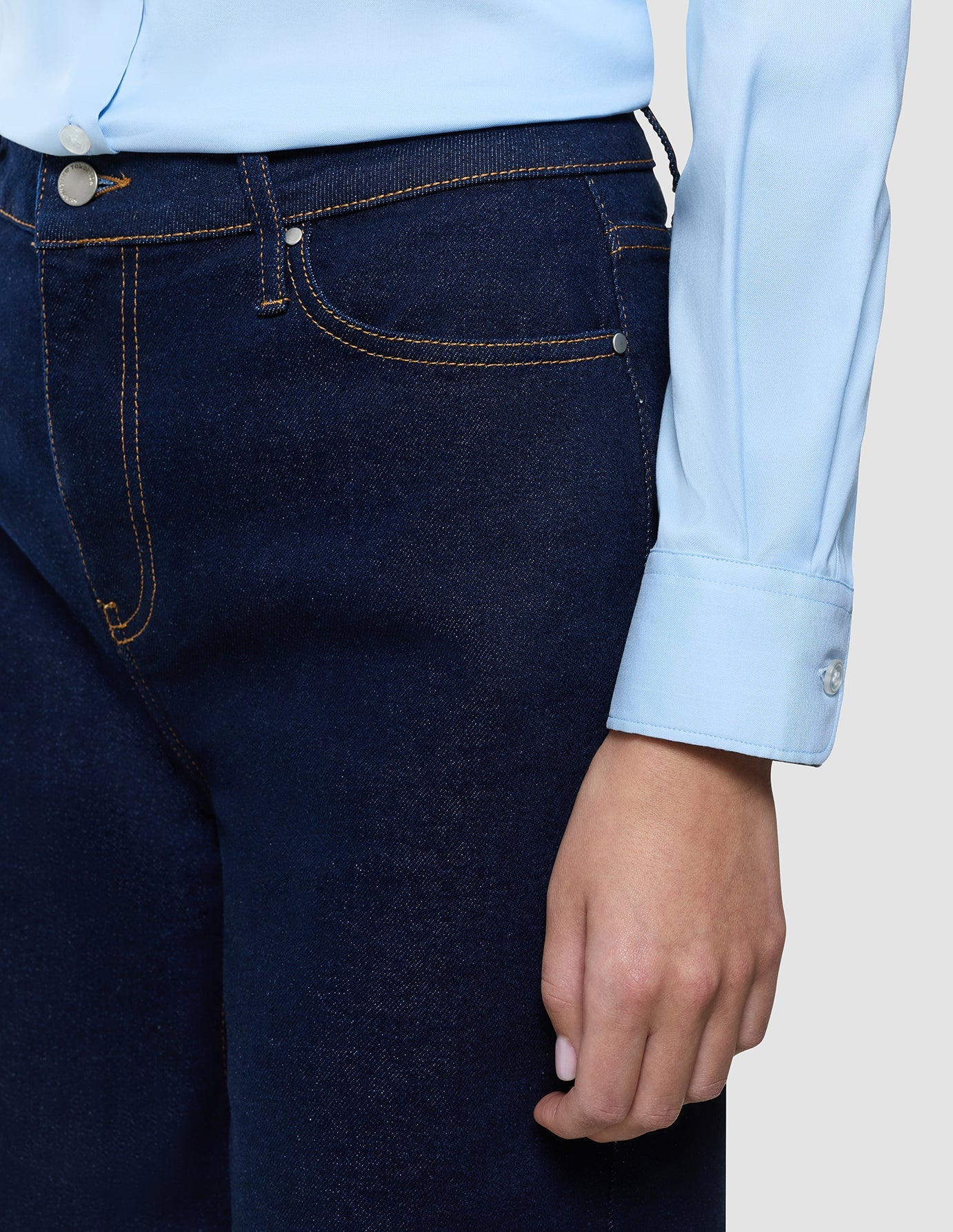 Women's Classic Jeans Relaxed Dark Blue - Image 5