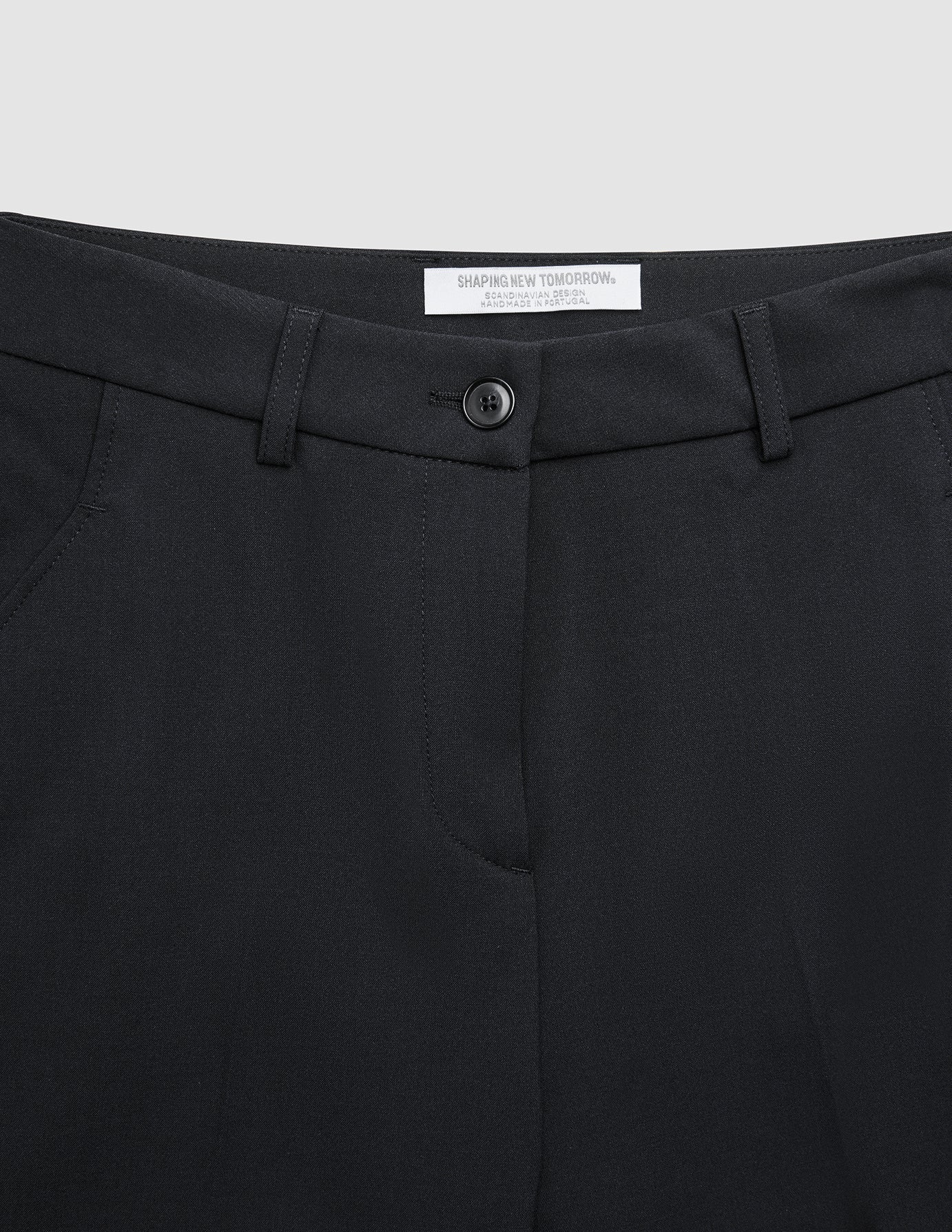 Women Ease Pants Straight Black - Image 7
