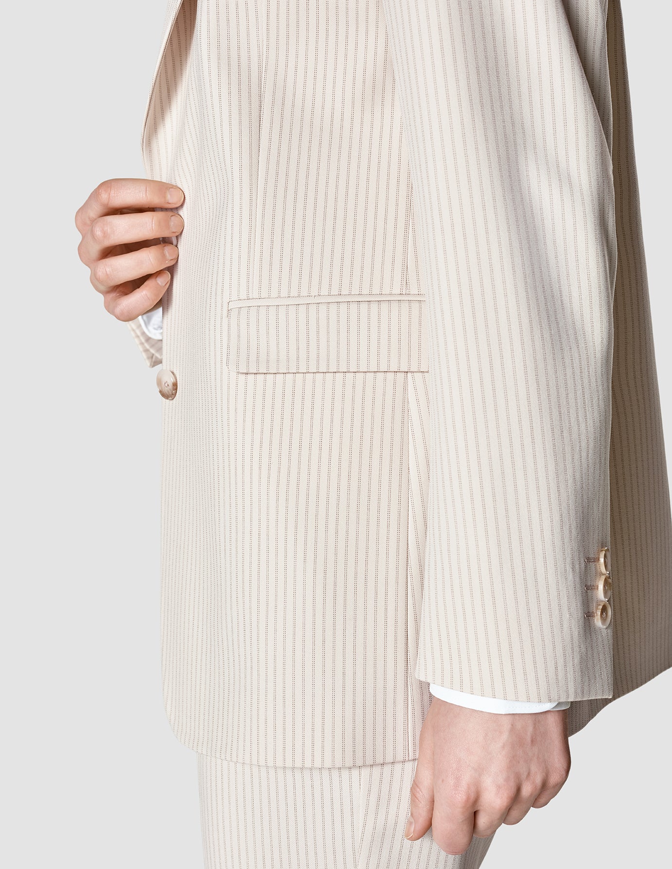 Essential Blazer Cream Latte - Image 8