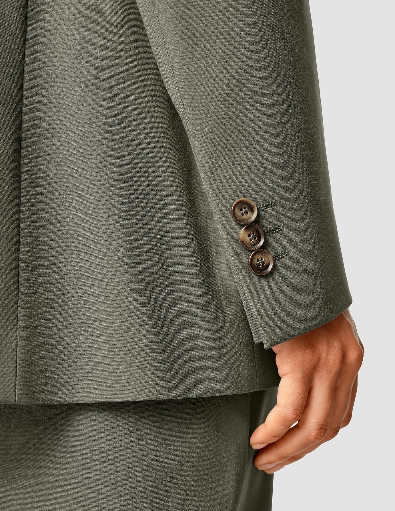 Essential Blazer Dark Olive - Image 6