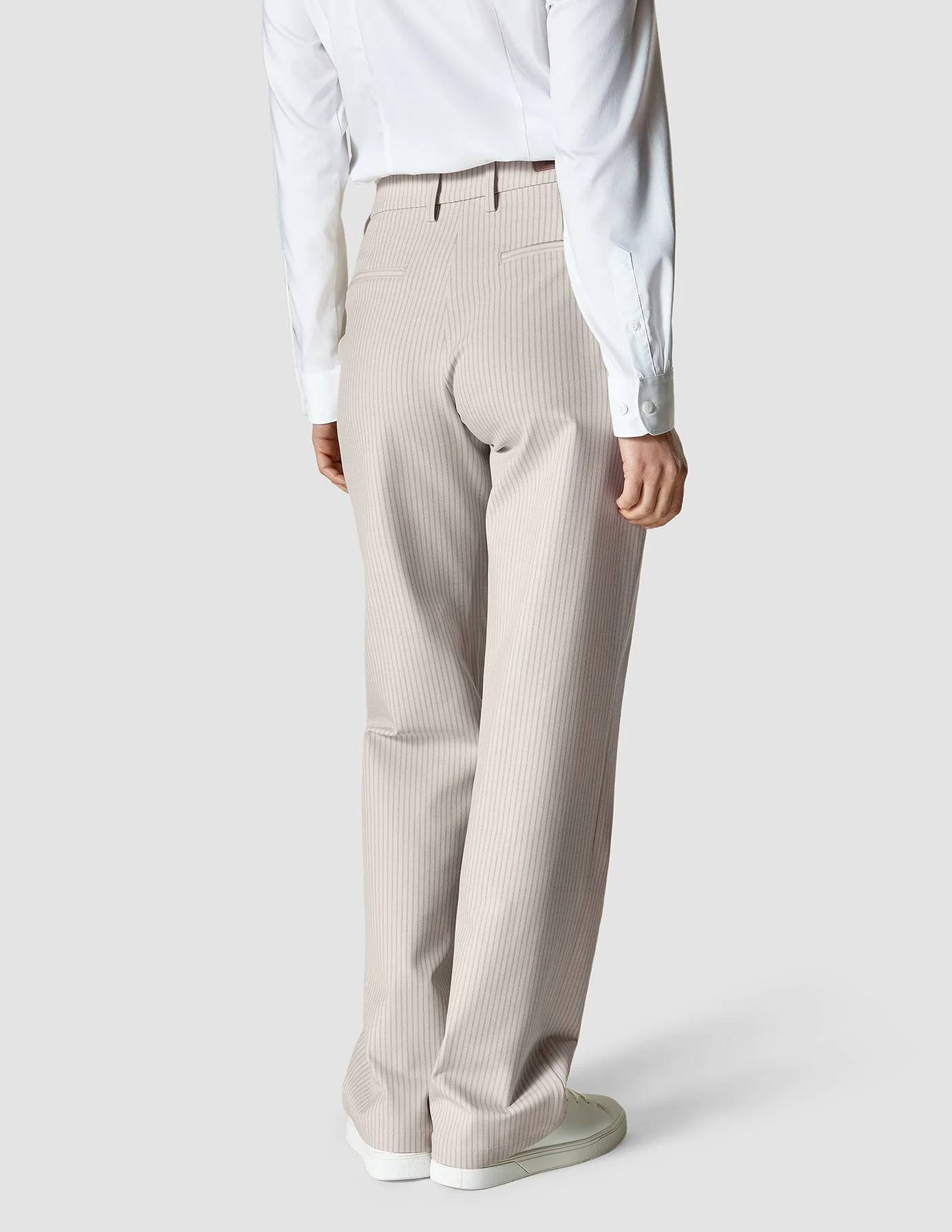 Essential Pants Straight Cream Latte - Image 4