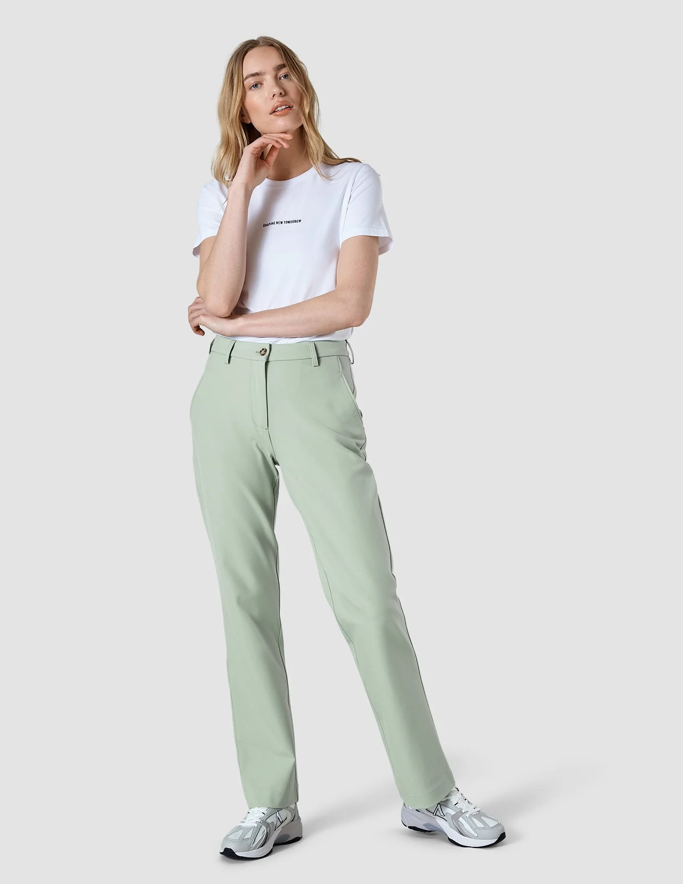 Essential Pants Straight Fennel - Image 2