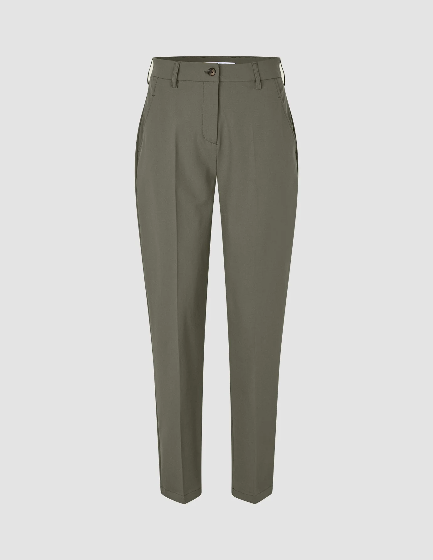 Essential Pants Tapered Dark Olive - Image 3