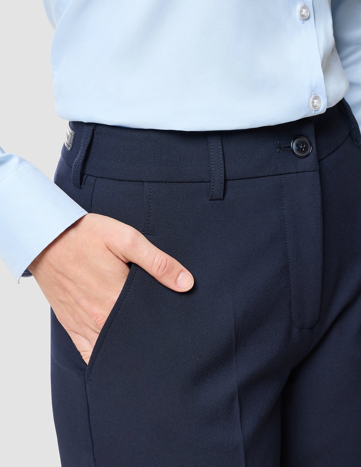 Essential Pants Tapered Midnight Blue - Image 4