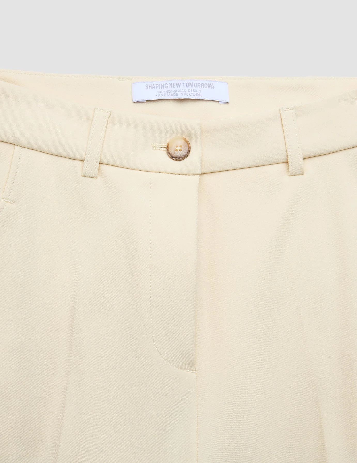 Women Essential Pants Tapered Misty Yellow - Image 7