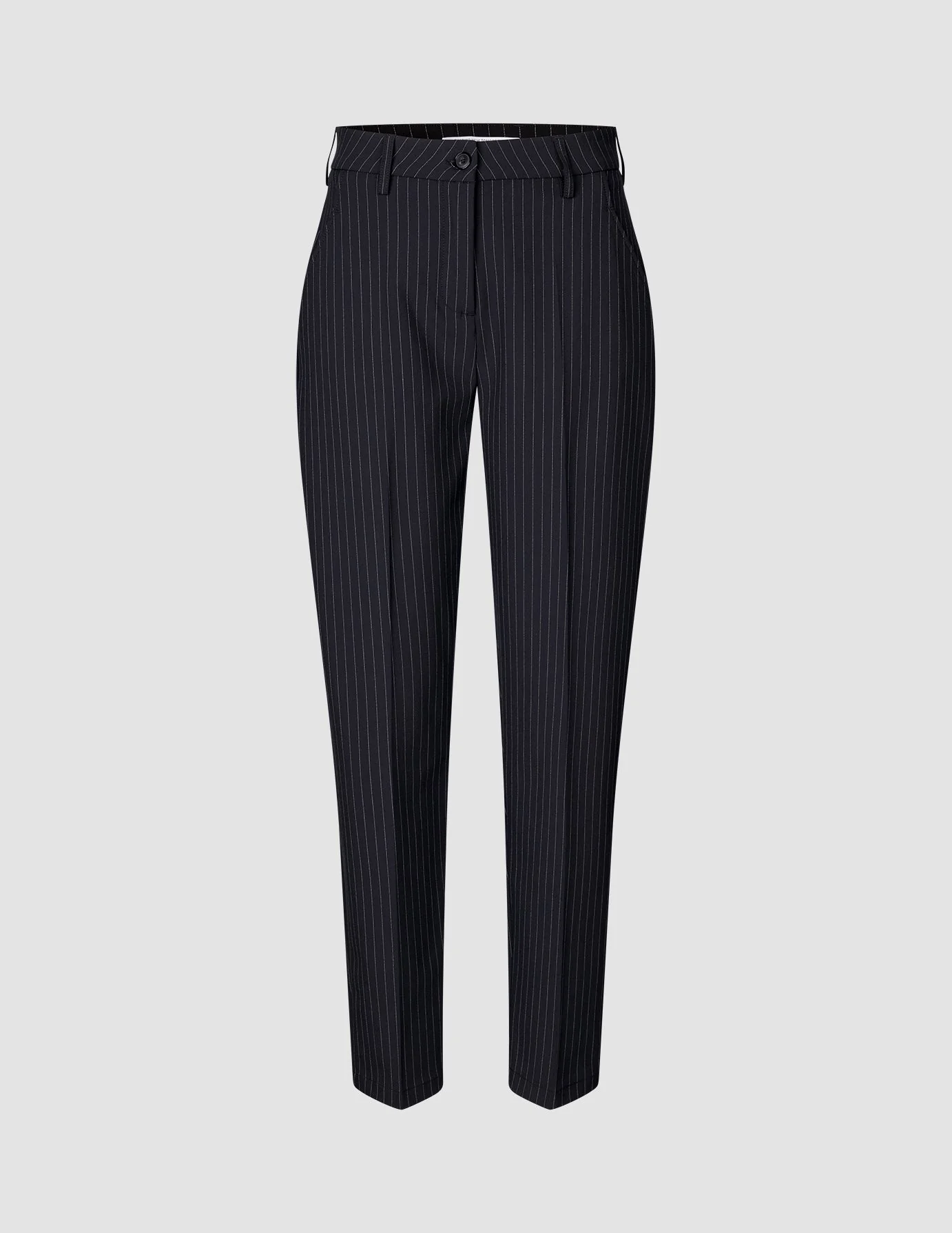 Essential Pants Tapered Navy Pinstripe - Image 3